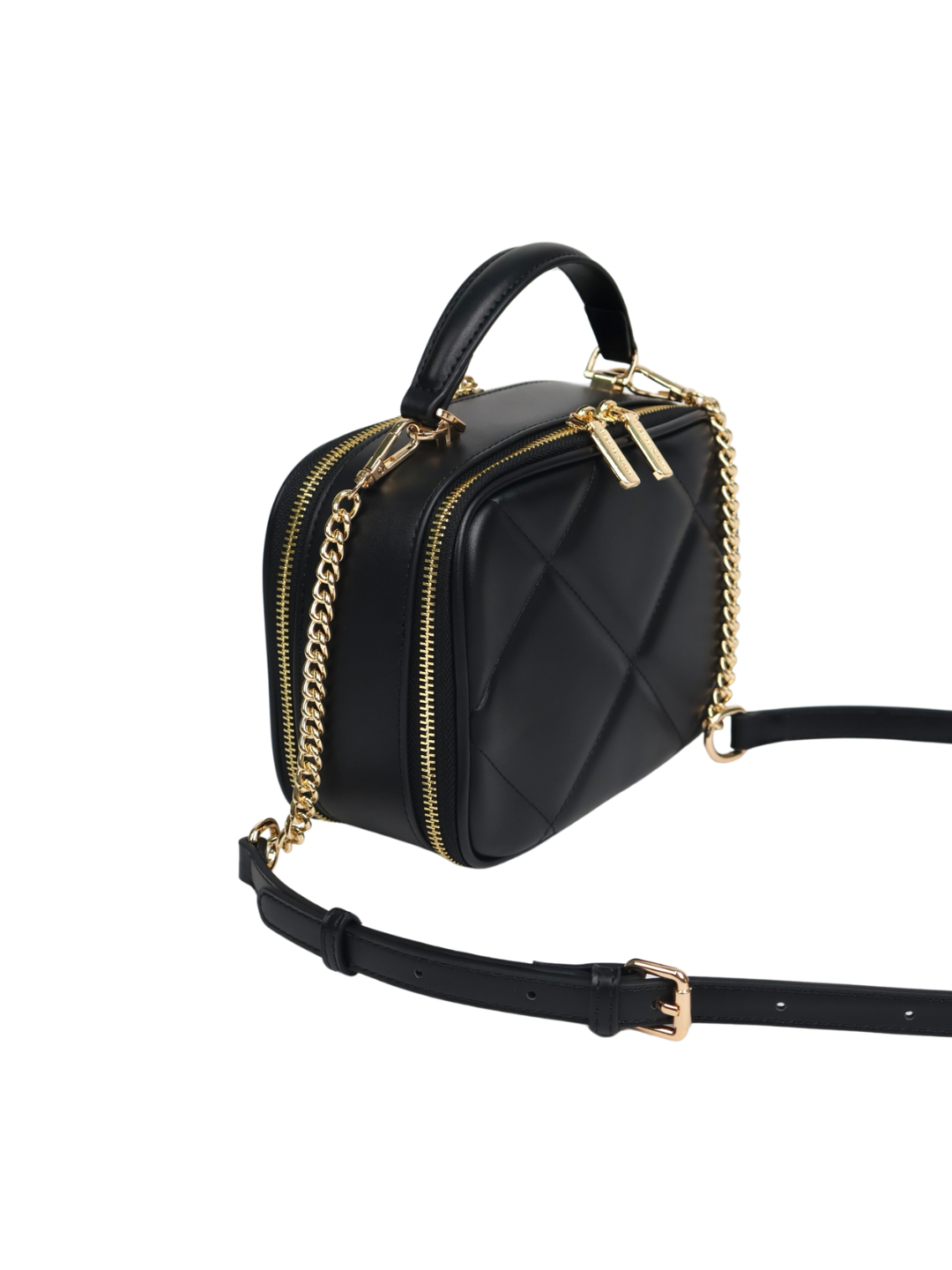 Hebe Quilted Boxy Crossbody Bag