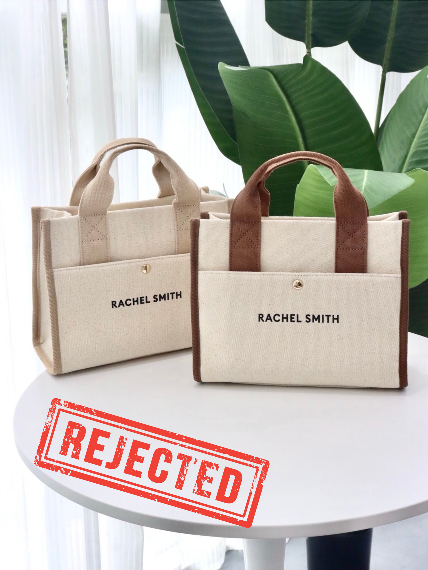 (Rejected Sales) Teddy Canvas Tote Bag