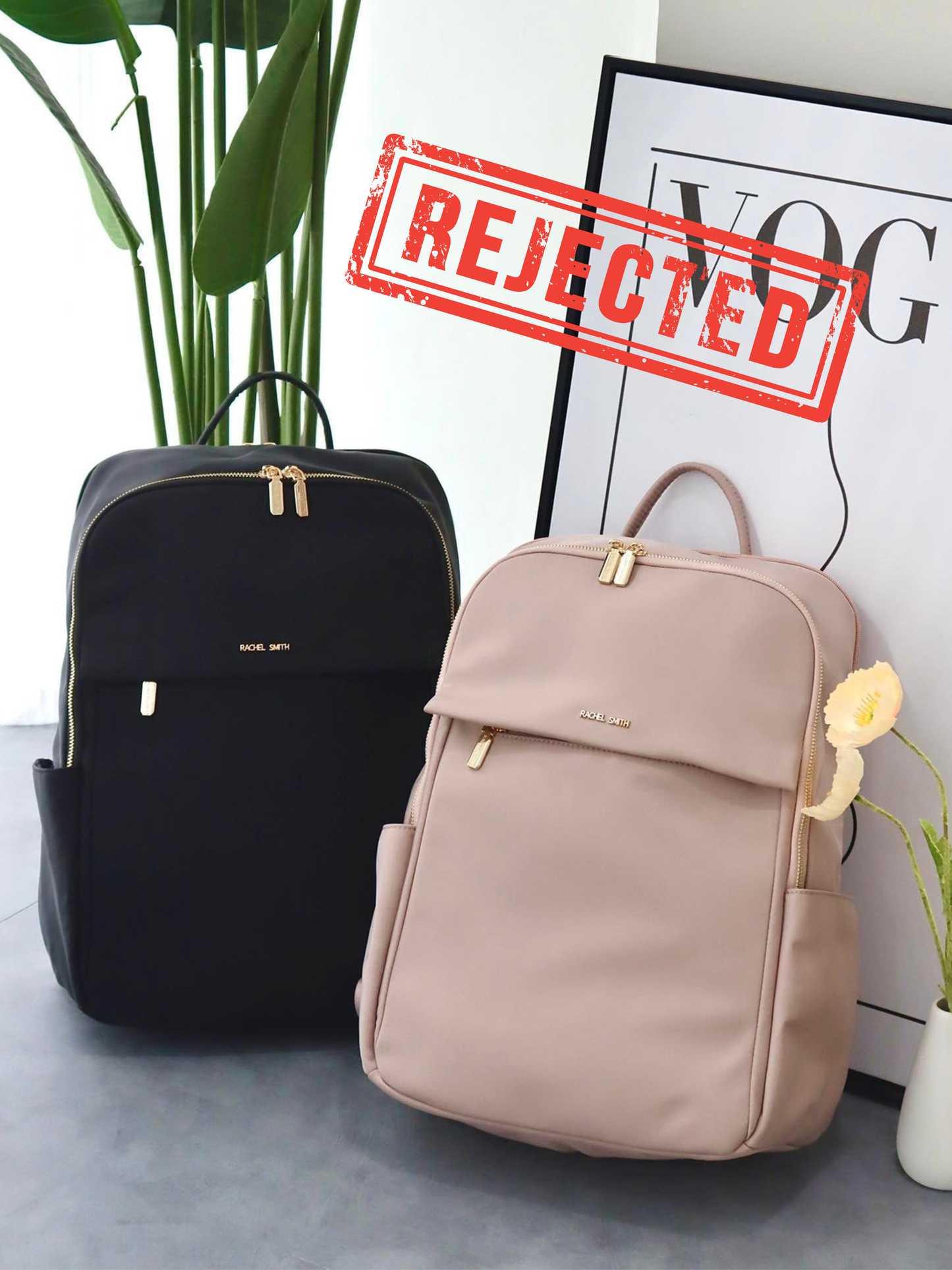 (Rejected Sales) Zoe Large Nylon Backpack