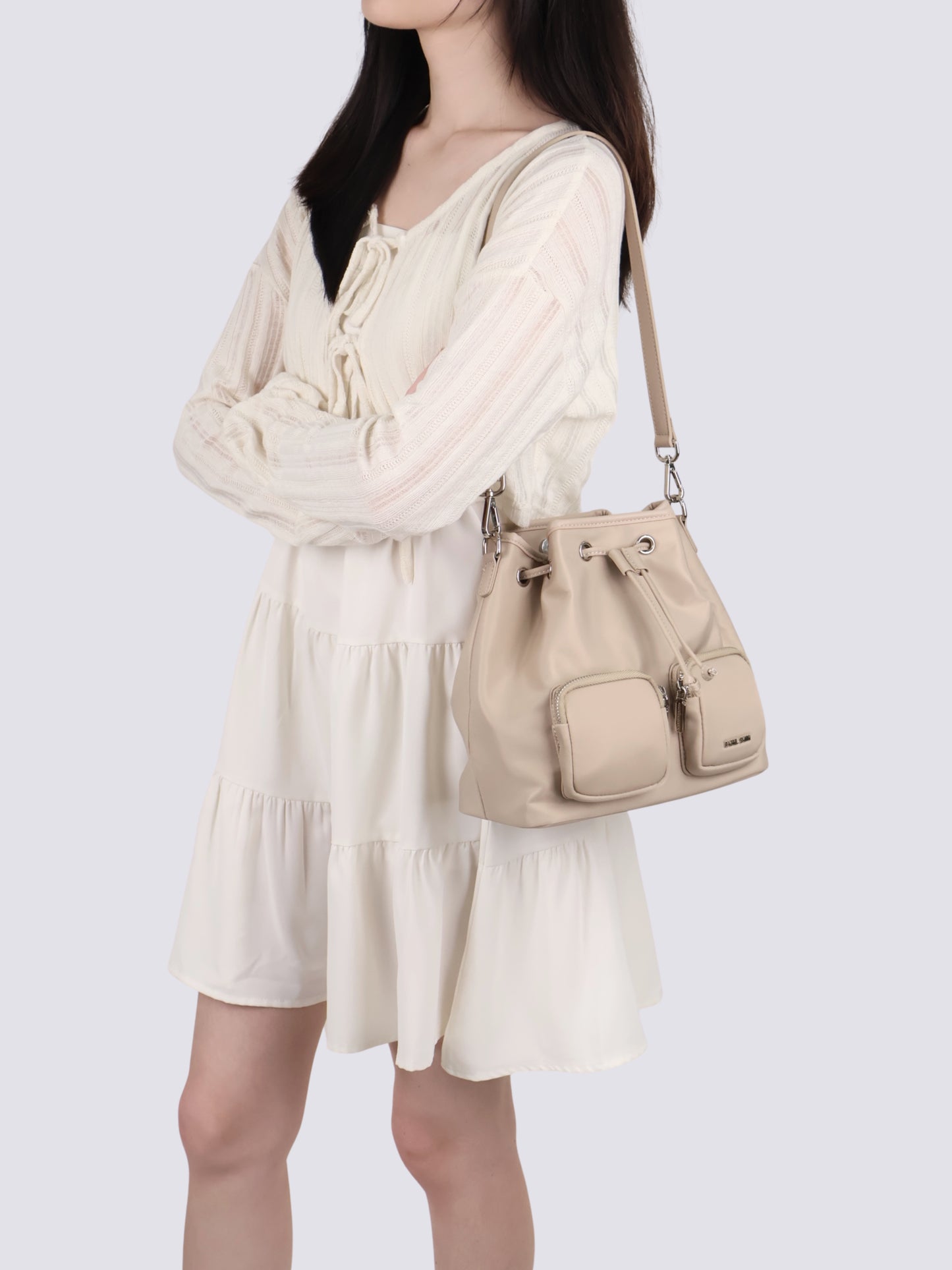 Debbie Nylon Bucket Bag