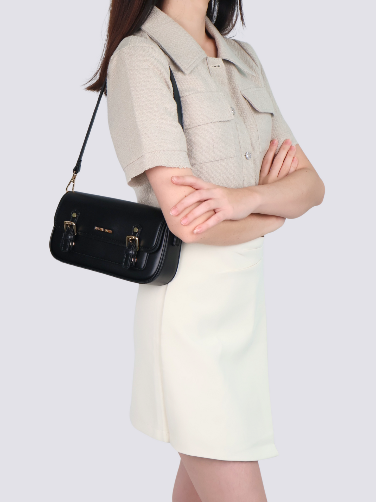 Venice Baguette Crossbody Bag