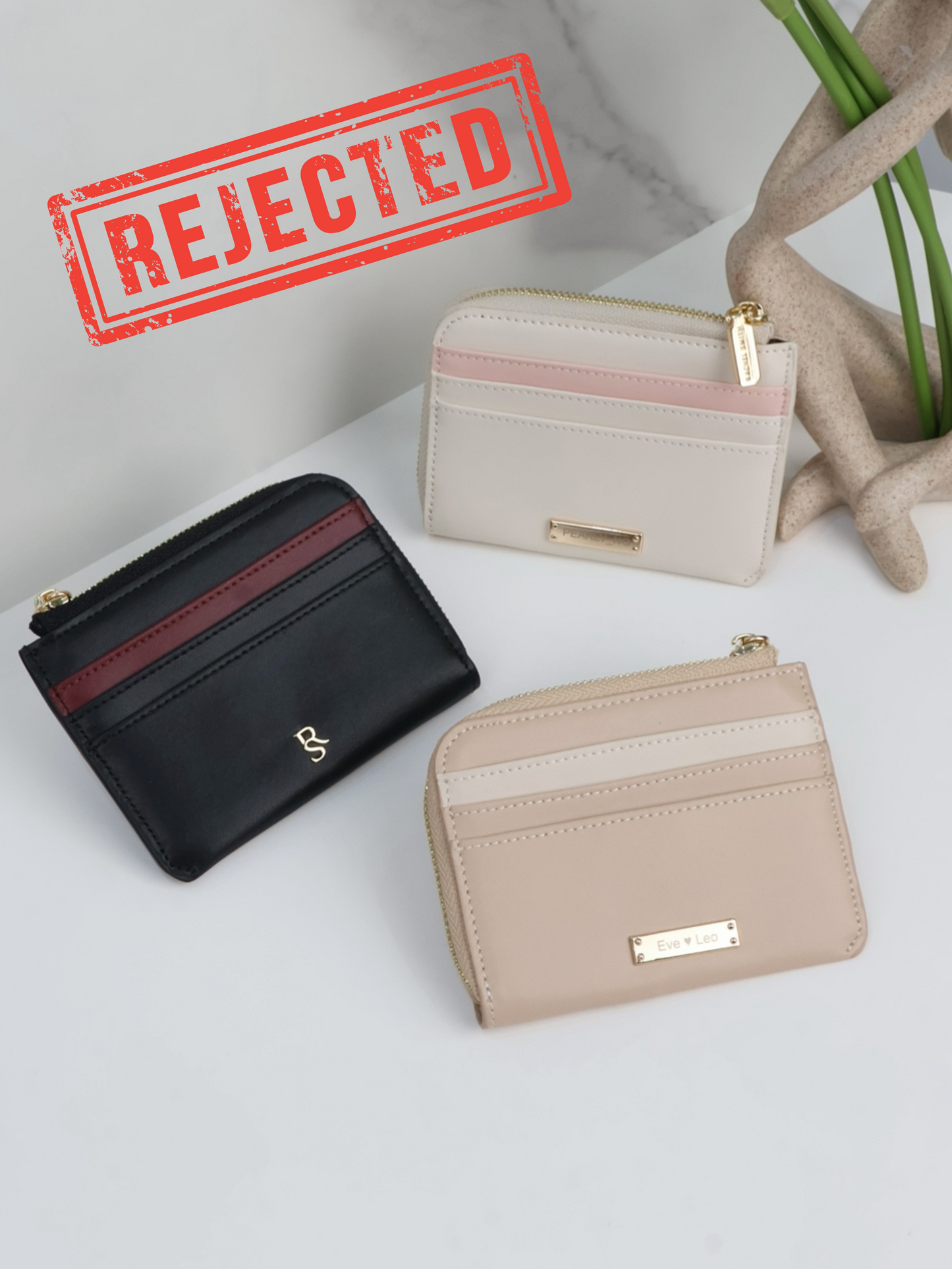 (Rejected Sales) Taylor Two-Tone Card Holder