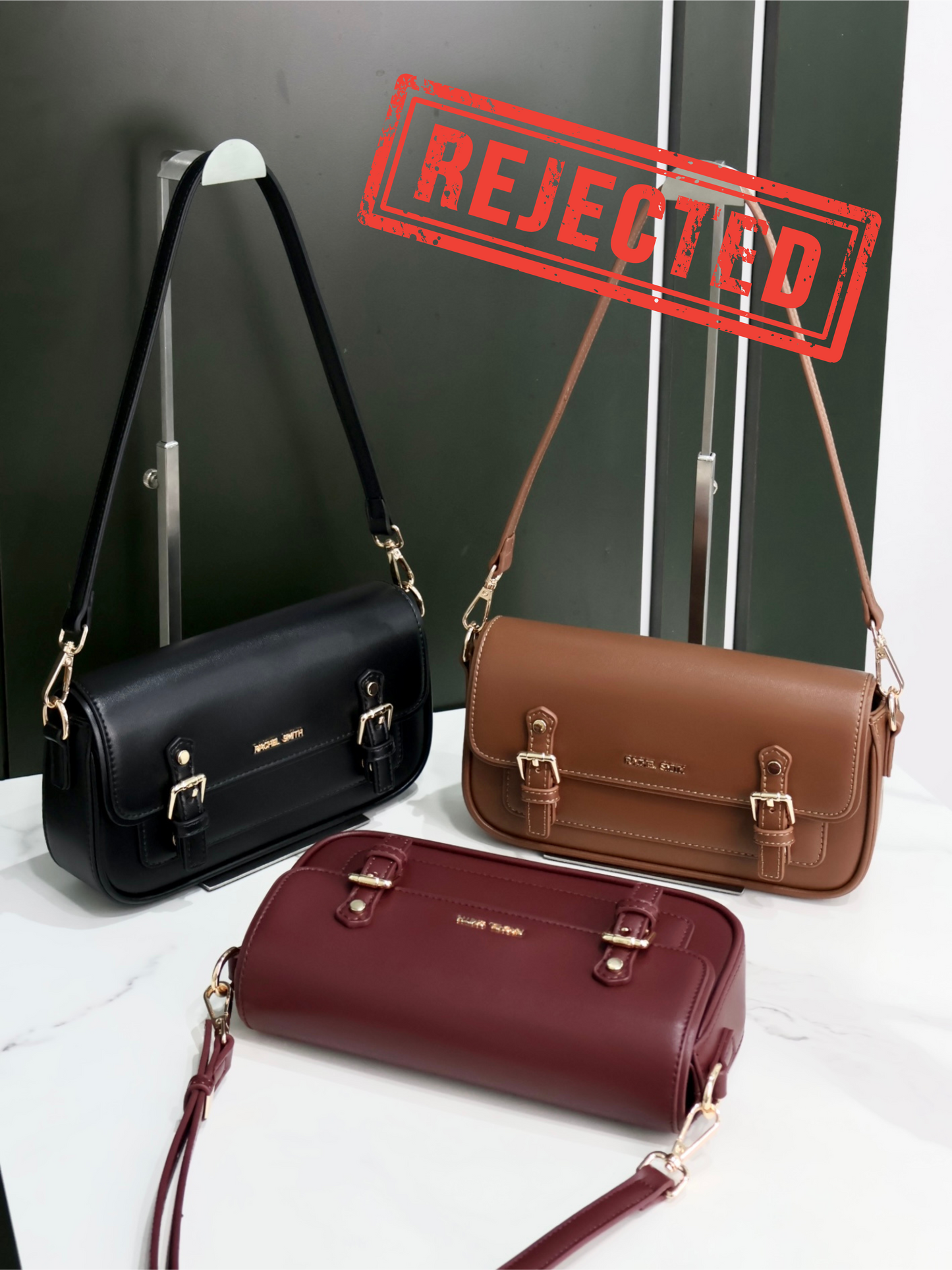 (Rejected Sales) Venice Baguette Crossbody Bag