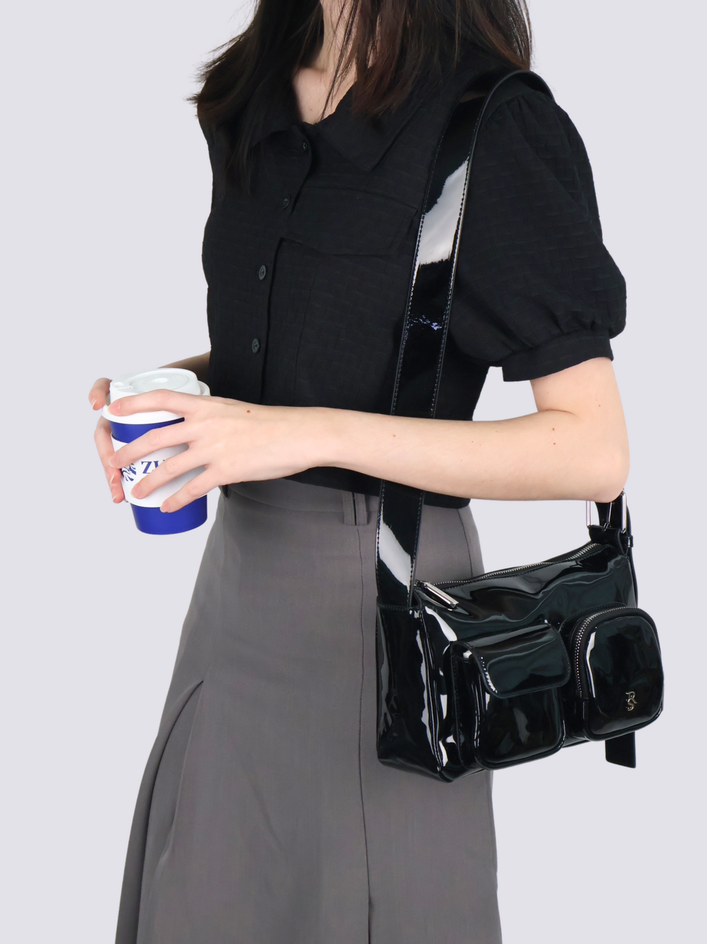 Jelly Glossy Pocket Bag