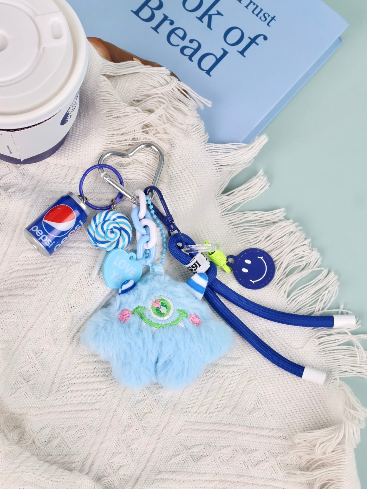 RS Blue Monster Bag Charm