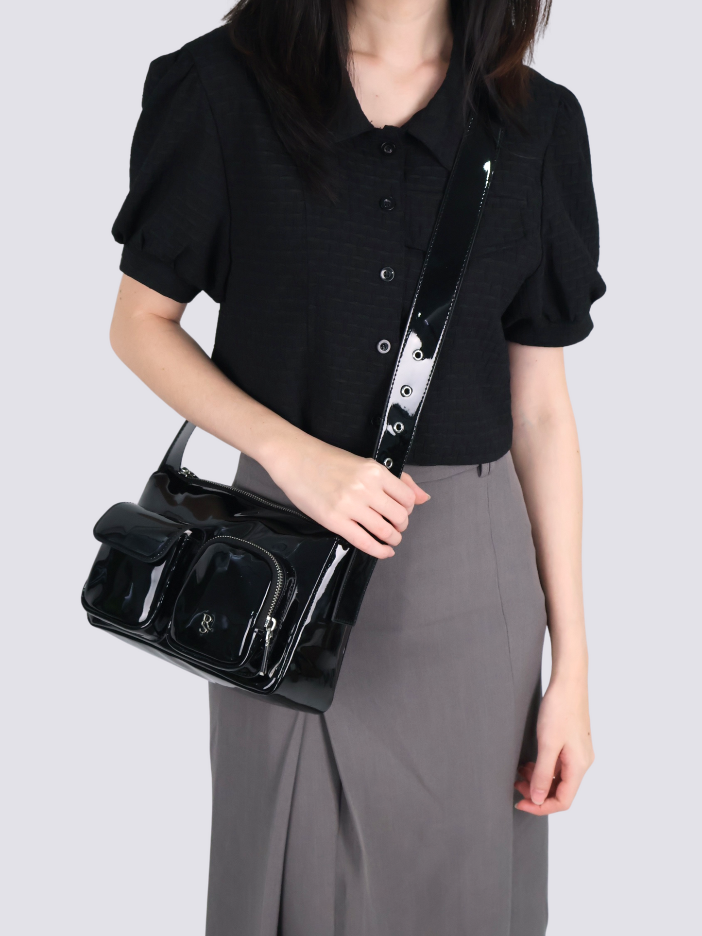 Jelly Glossy Pocket Bag