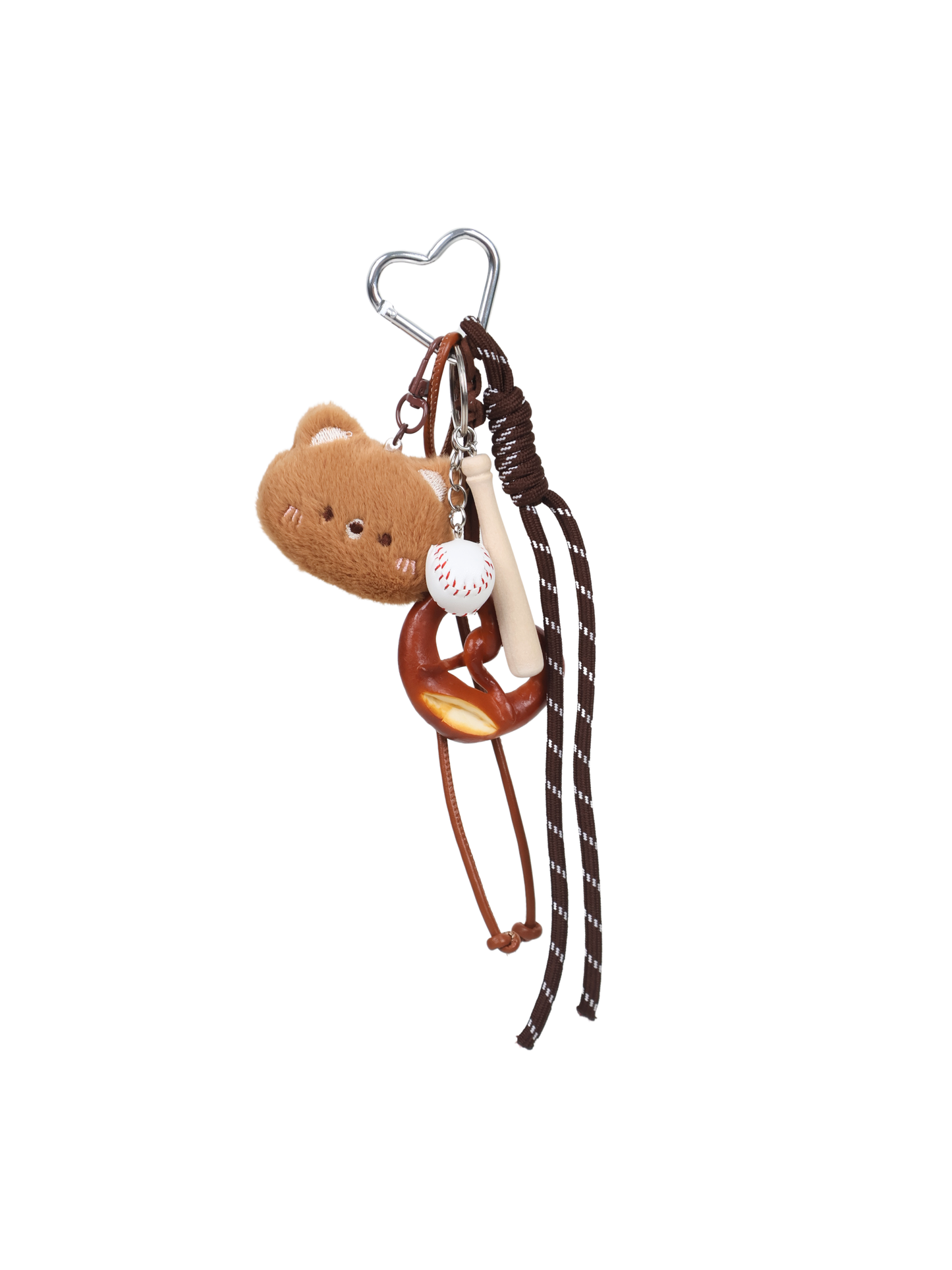 RS Baseball Bear Bag Charm