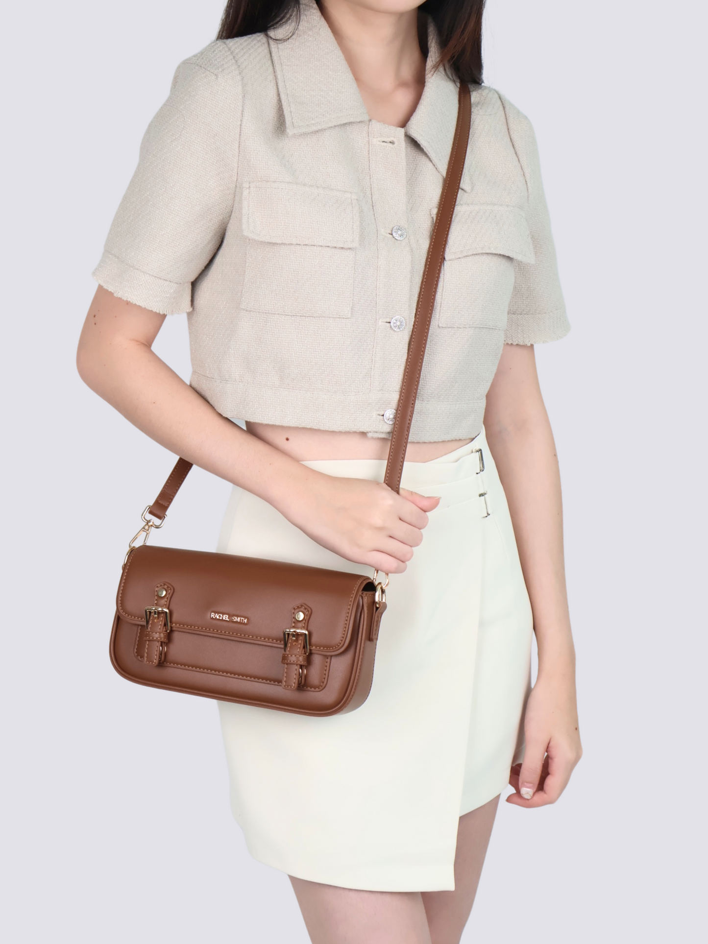 Venice Baguette Crossbody Bag