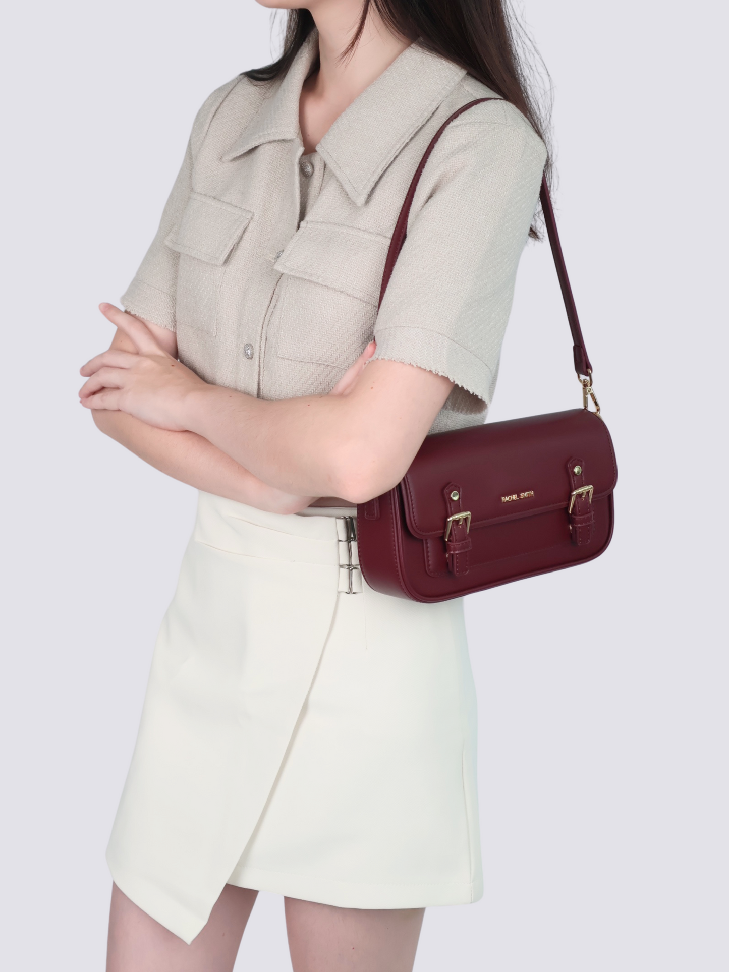 Venice Baguette Crossbody Bag