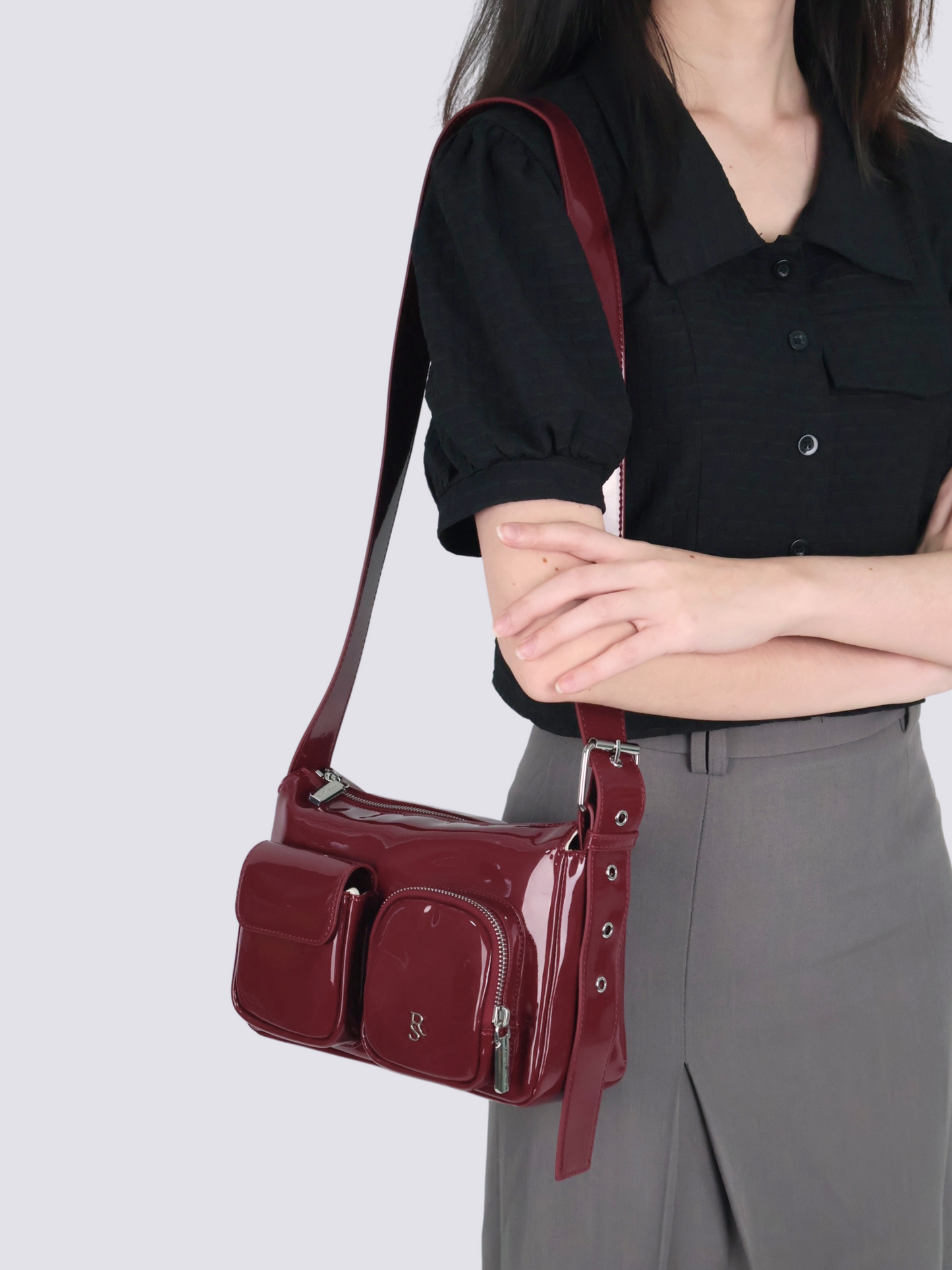 Jelly Glossy Pocket Bag