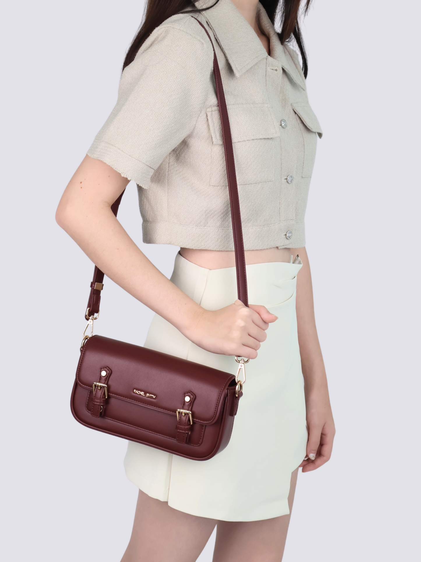 Venice Baguette Crossbody Bag