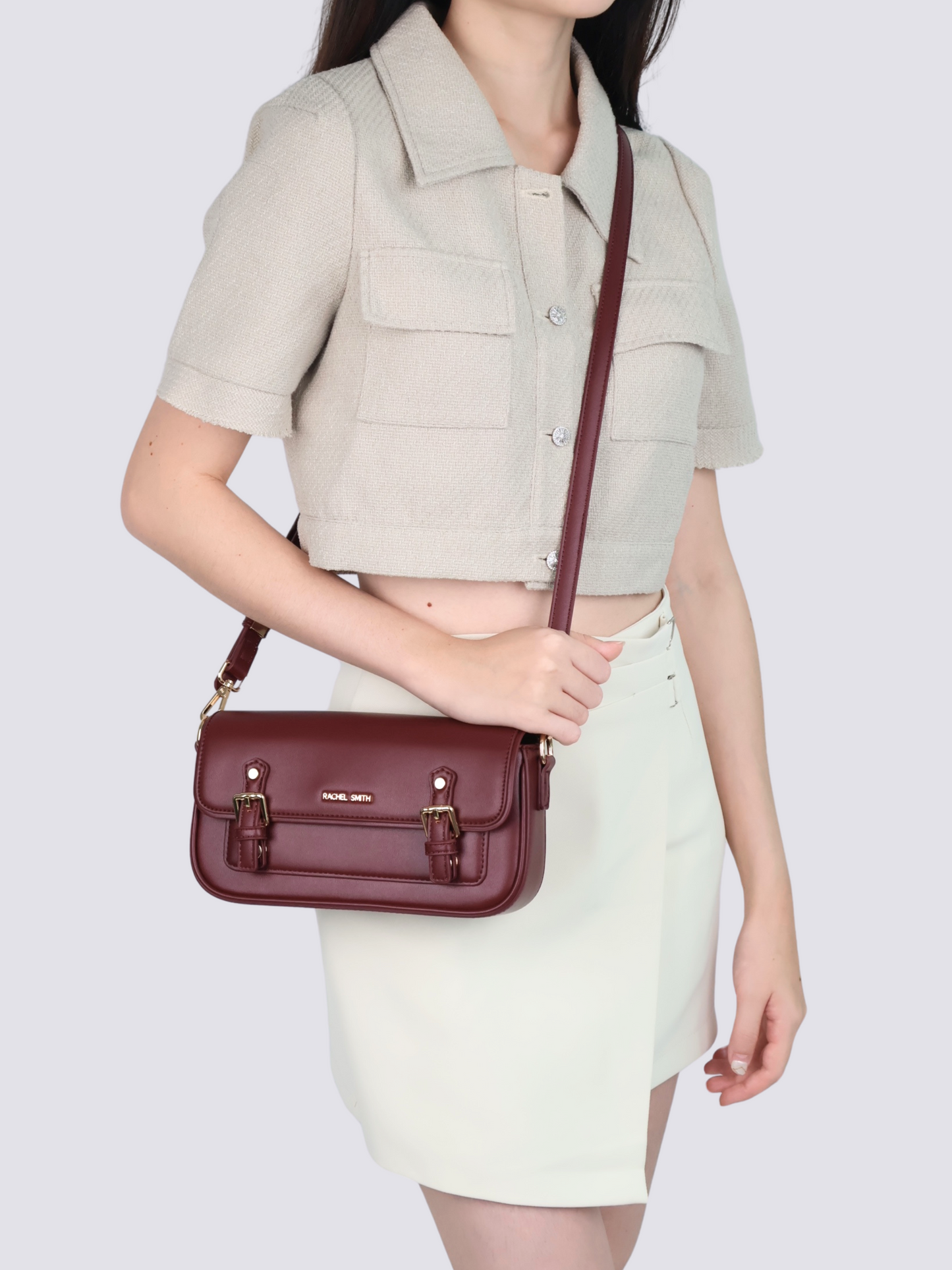 Venice Baguette Crossbody Bag