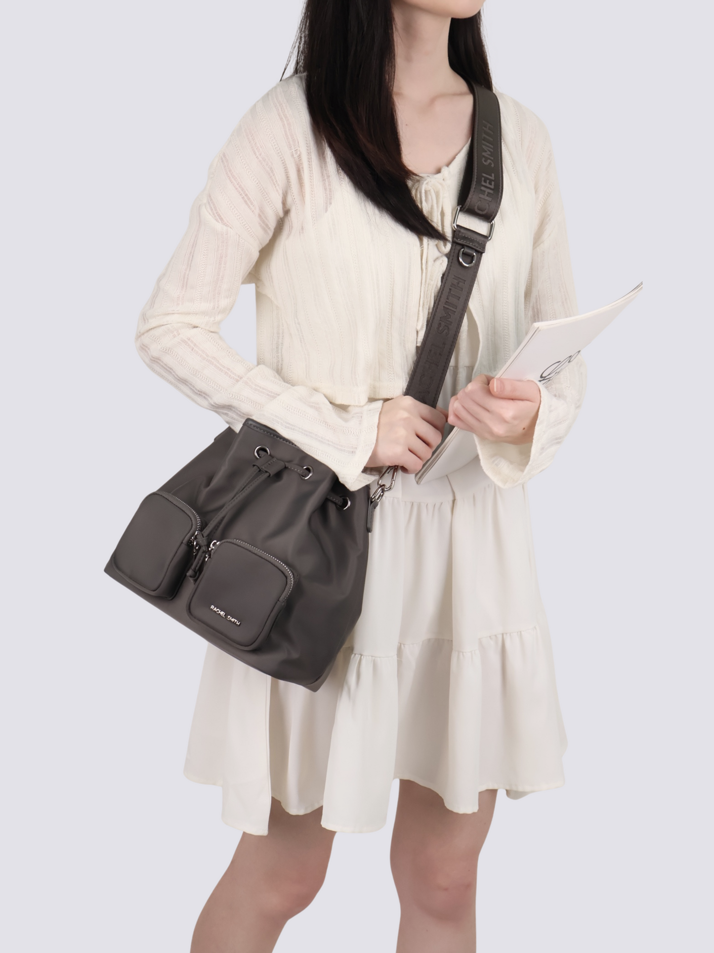 Debbie Nylon Bucket Bag