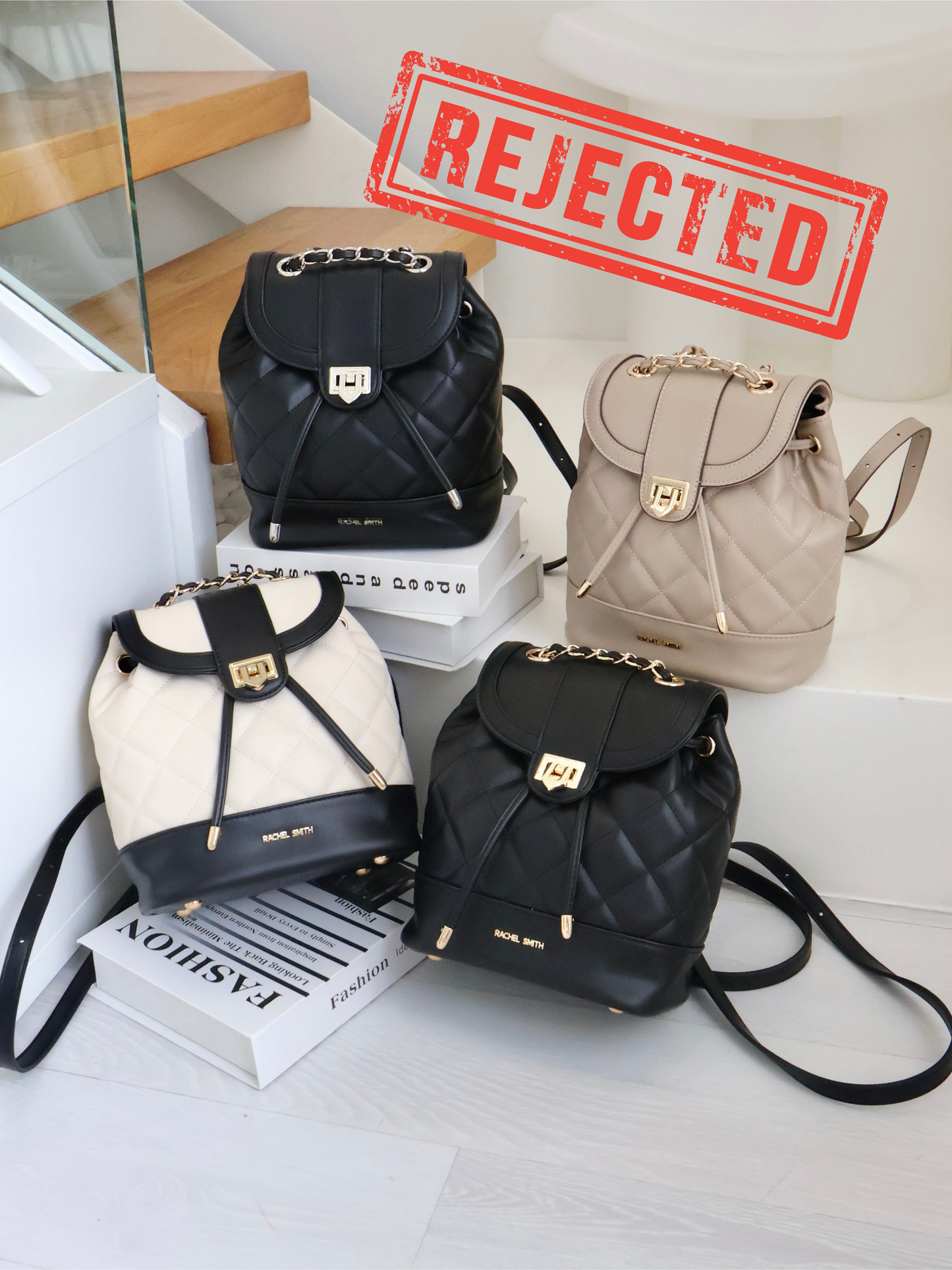 (Rejected Sales) Heidi Quilted Small Backpack