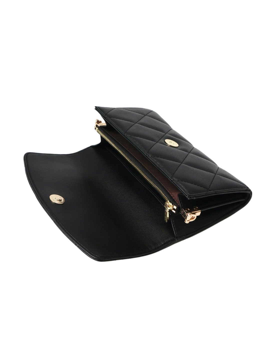 Krystal Quilted Wallet On Chain