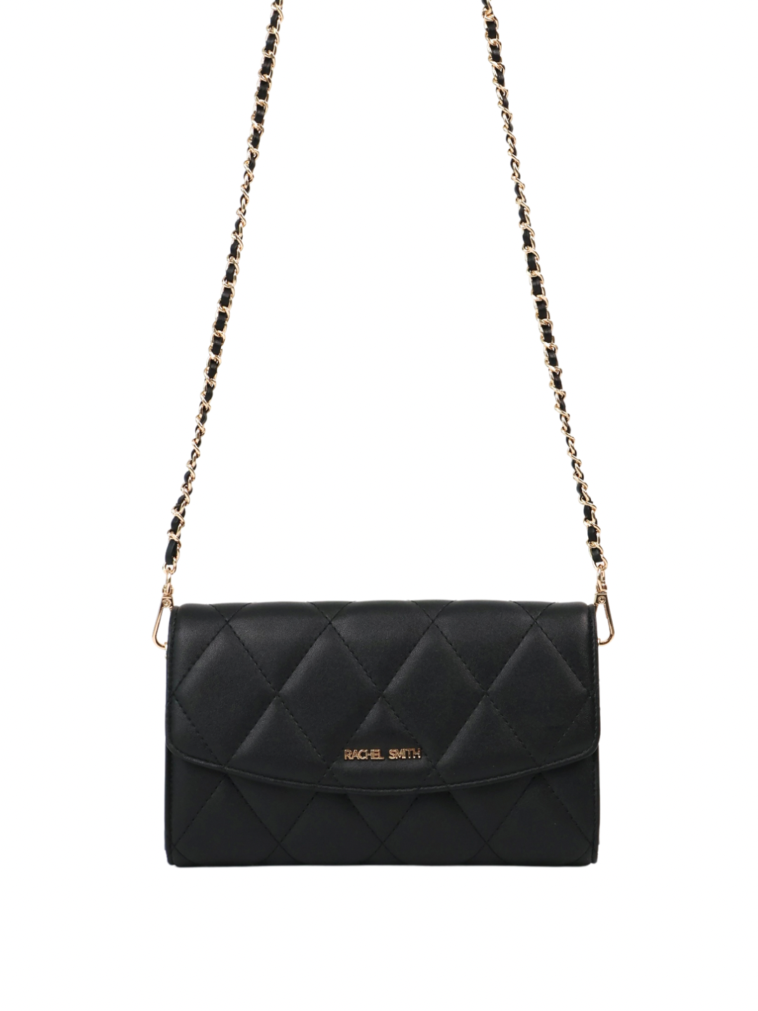 Krystal Quilted Wallet On Chain