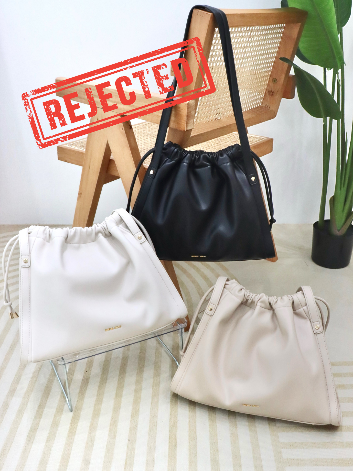 (Rejected Sales) Jane Drawstring Tote Bag