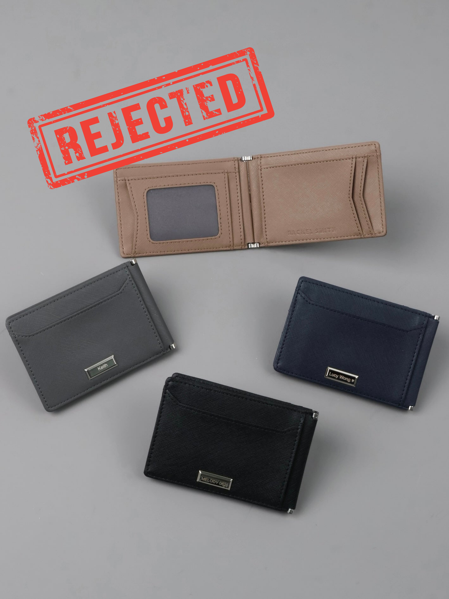 (Rejected Sales) Jayden Flip Card Holder