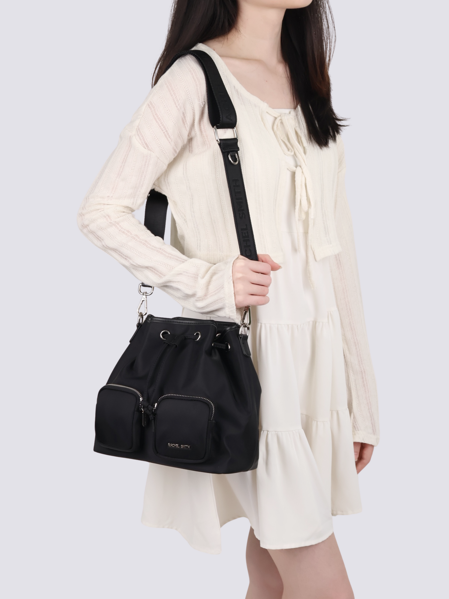 Debbie Nylon Bucket Bag