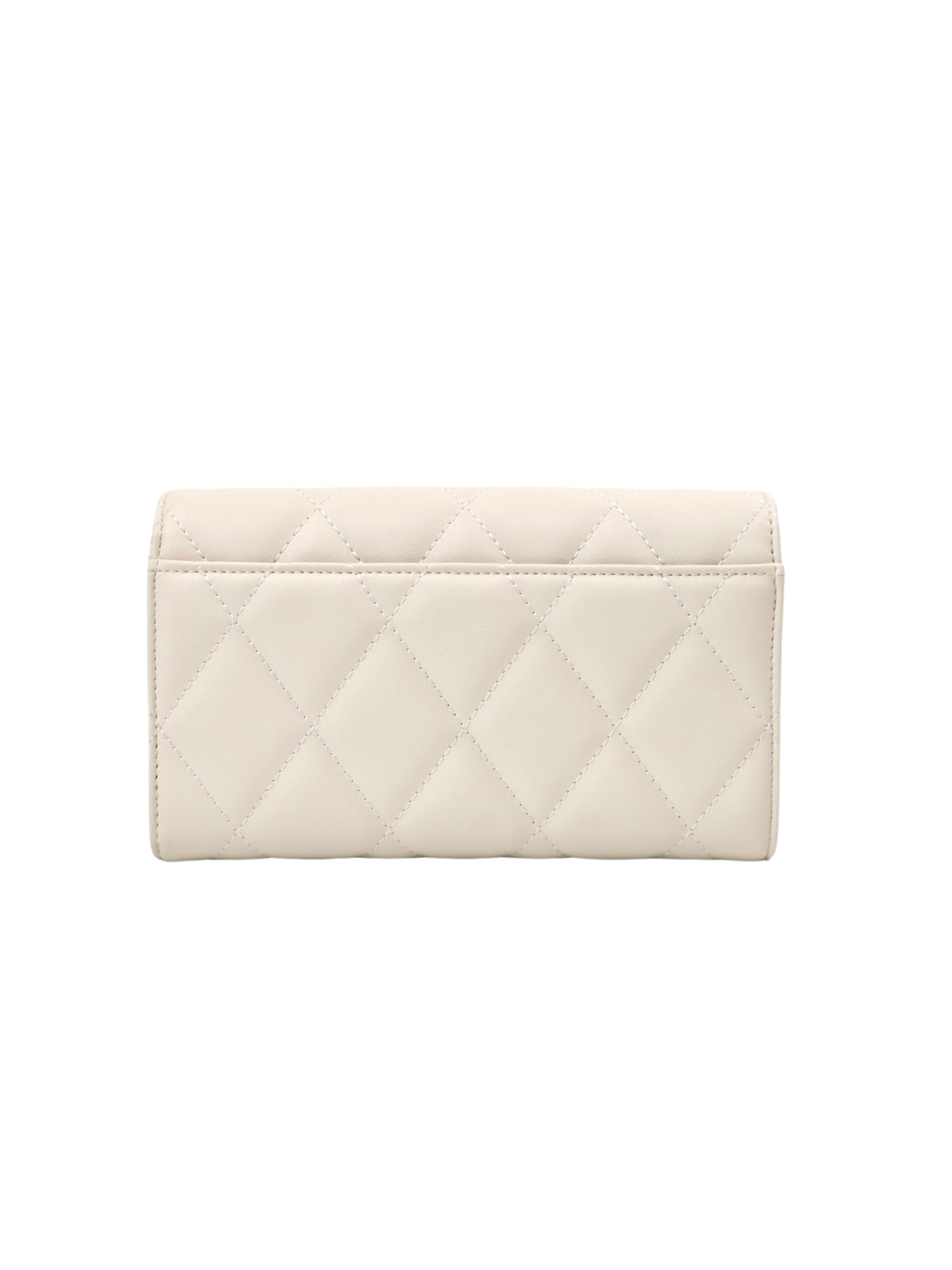 Krystal Quilted Wallet On Chain