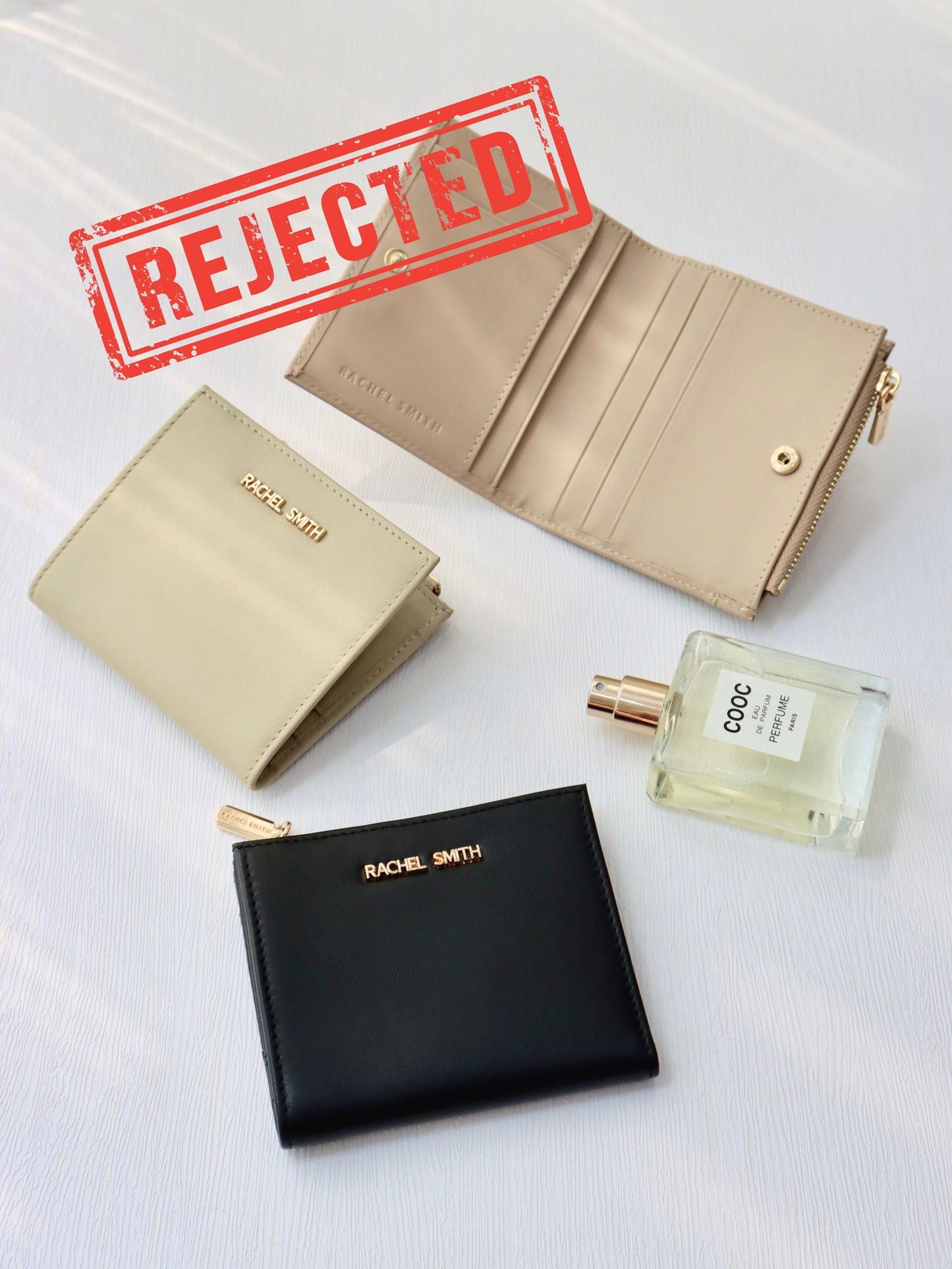 (Rejected Sales) Lynn Leather Short Wallet