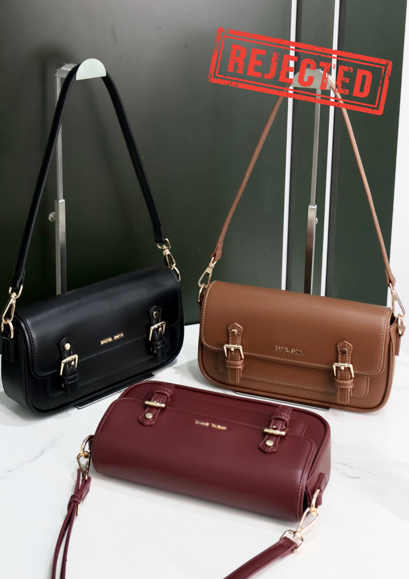 (Rejected Sales) Venice Baguette Crossbody Bag
