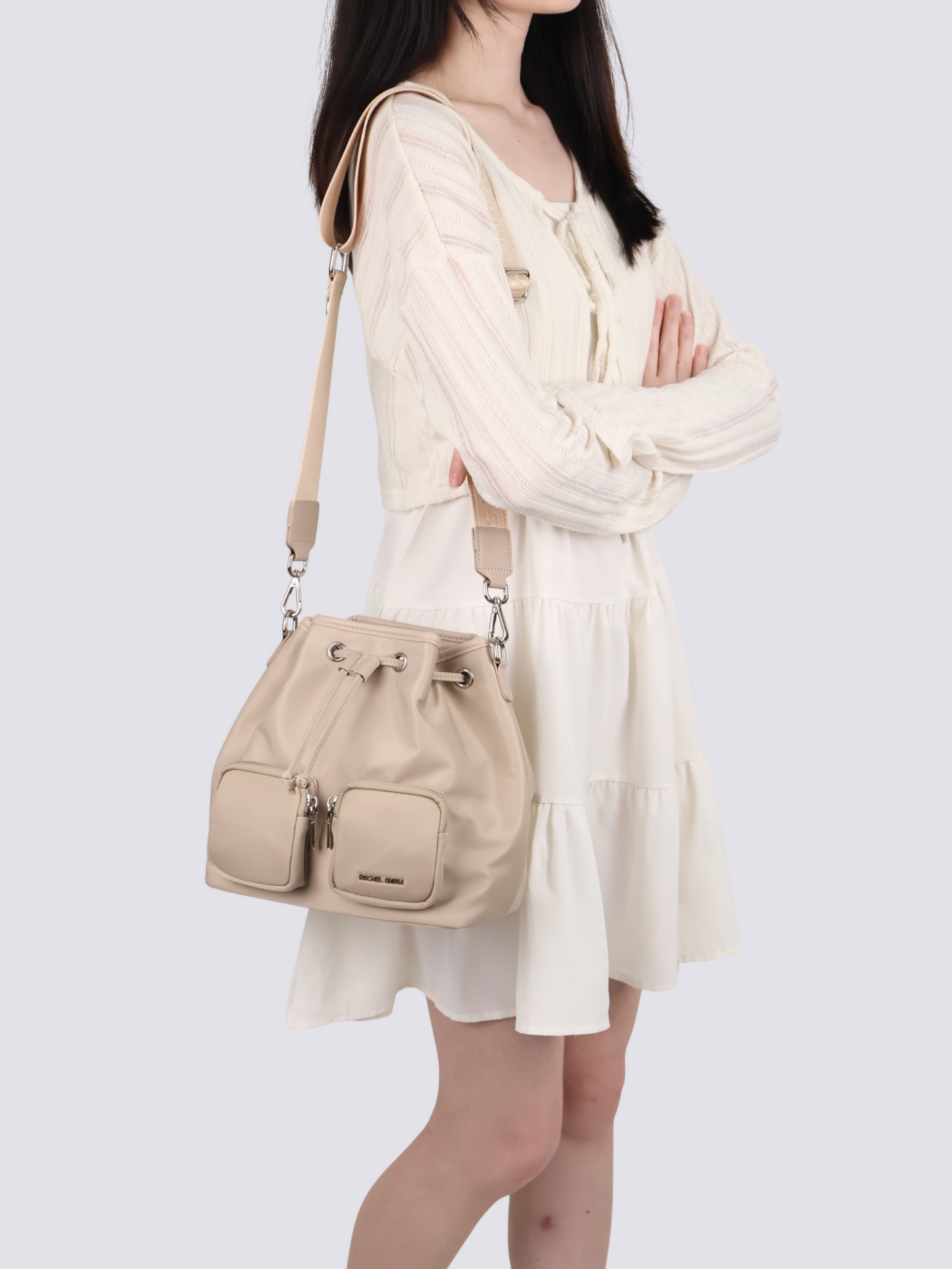 Debbie Nylon Bucket Bag