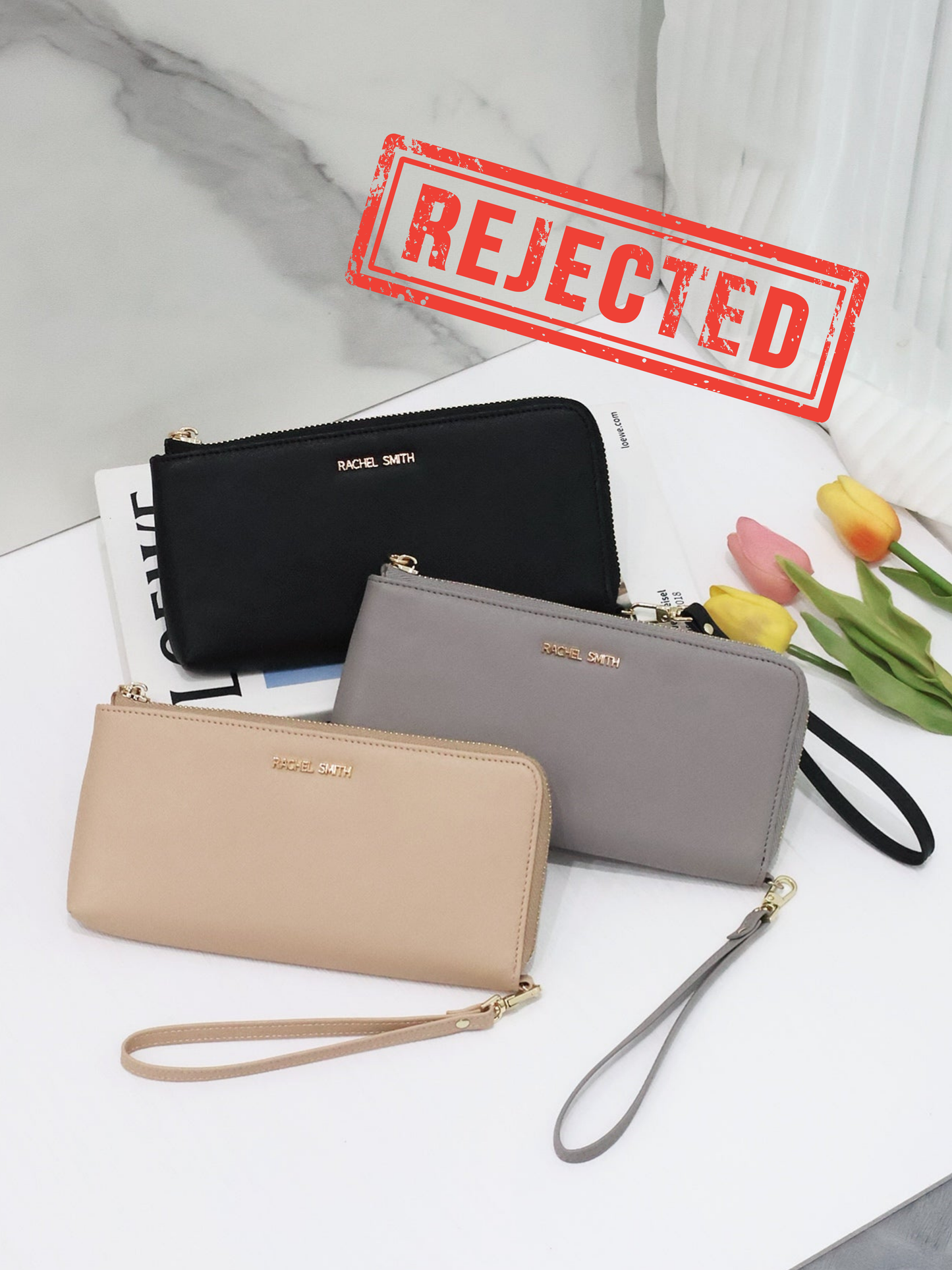 (Rejected Sales) Megan Wristlet Long Wallet