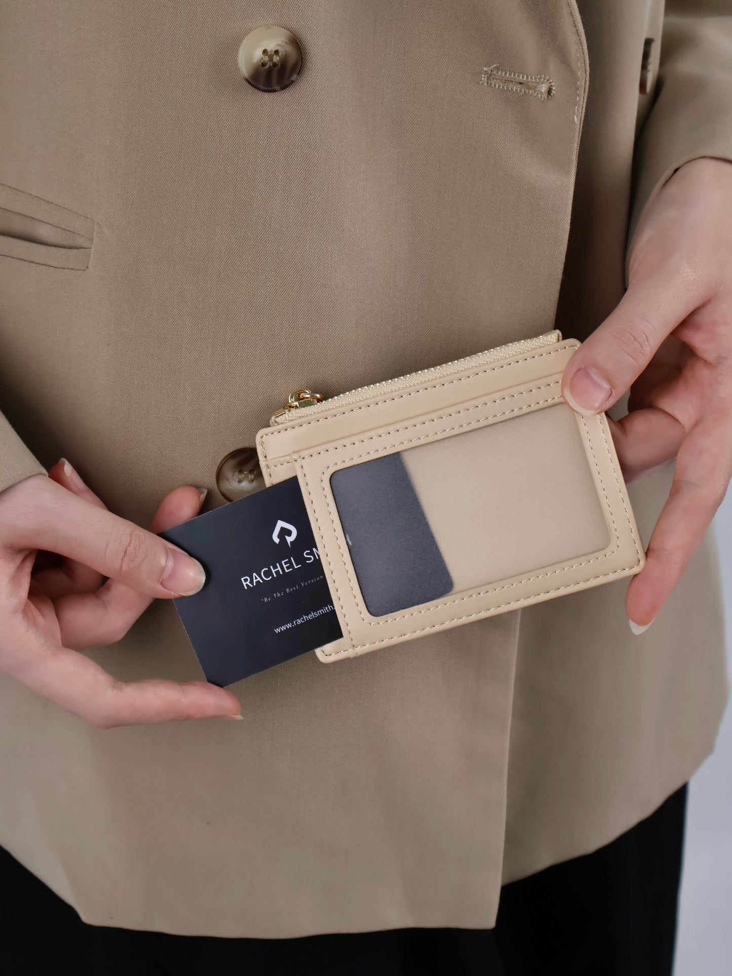 Remi Zipper Card Holder