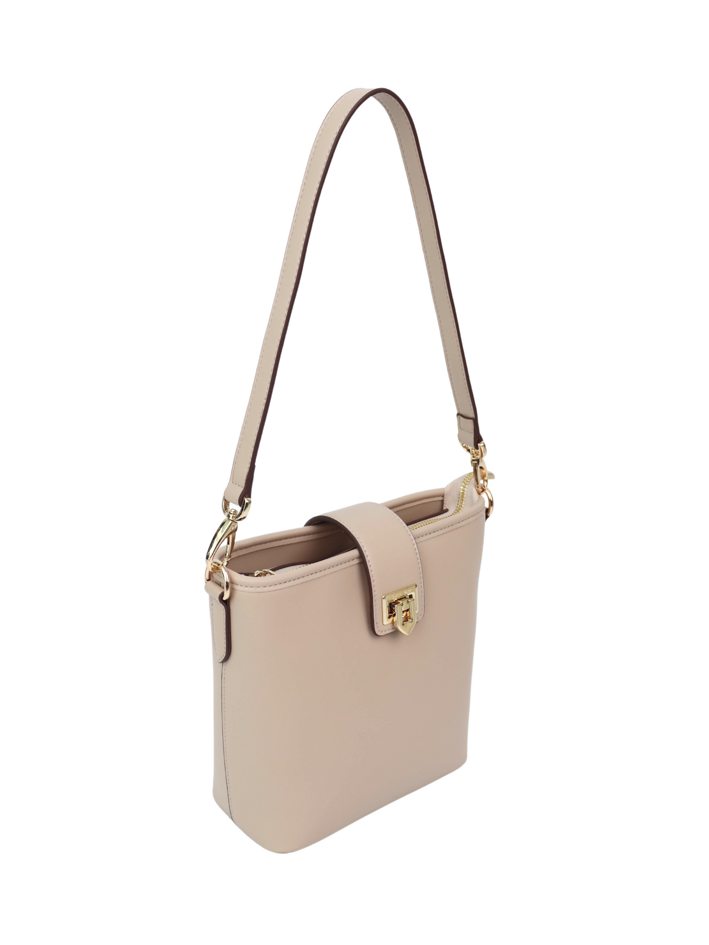 Molly Push-Lock Bucket Bag