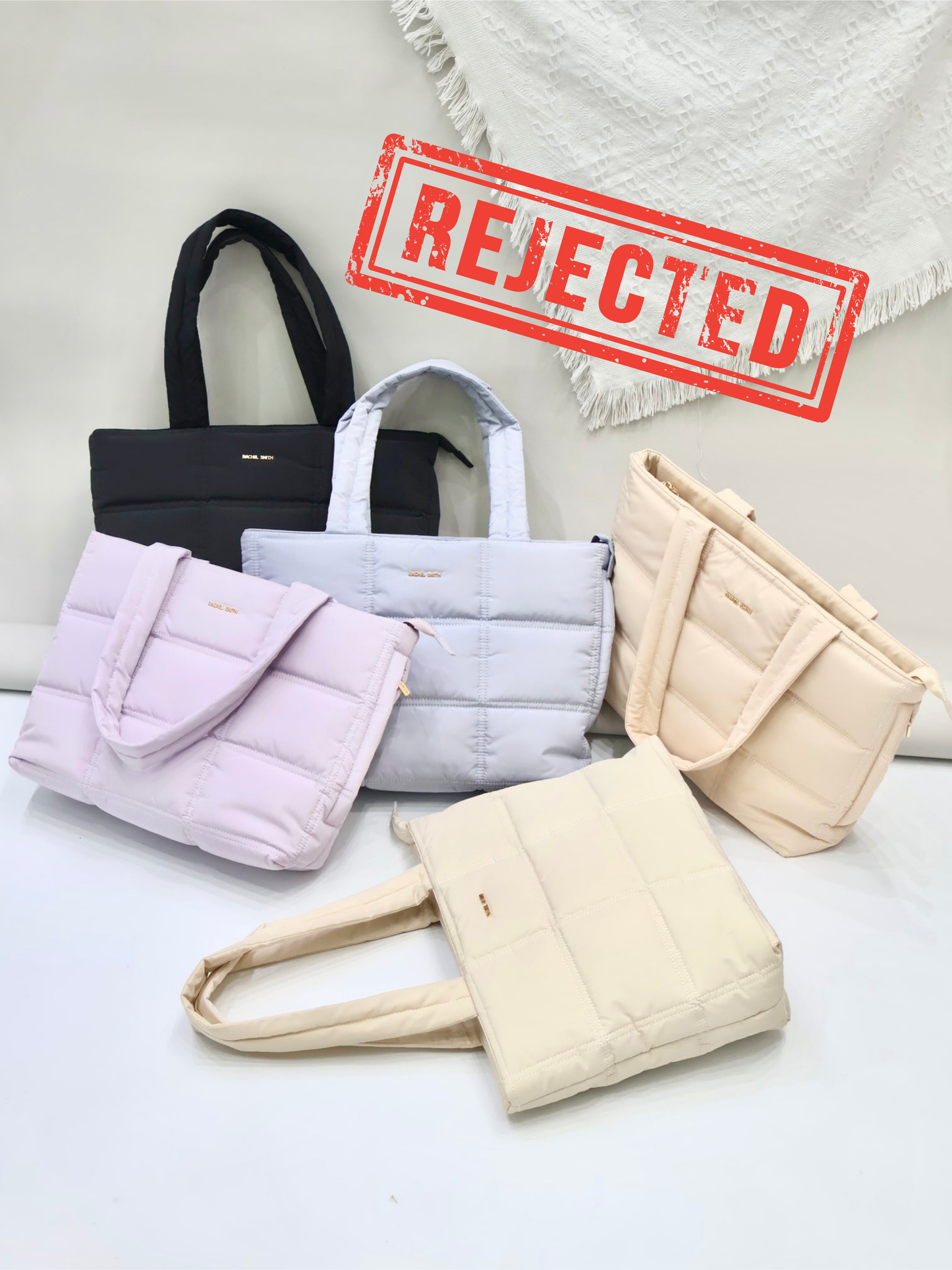 (Rejected Sales) Millie Puffer Tote Bag