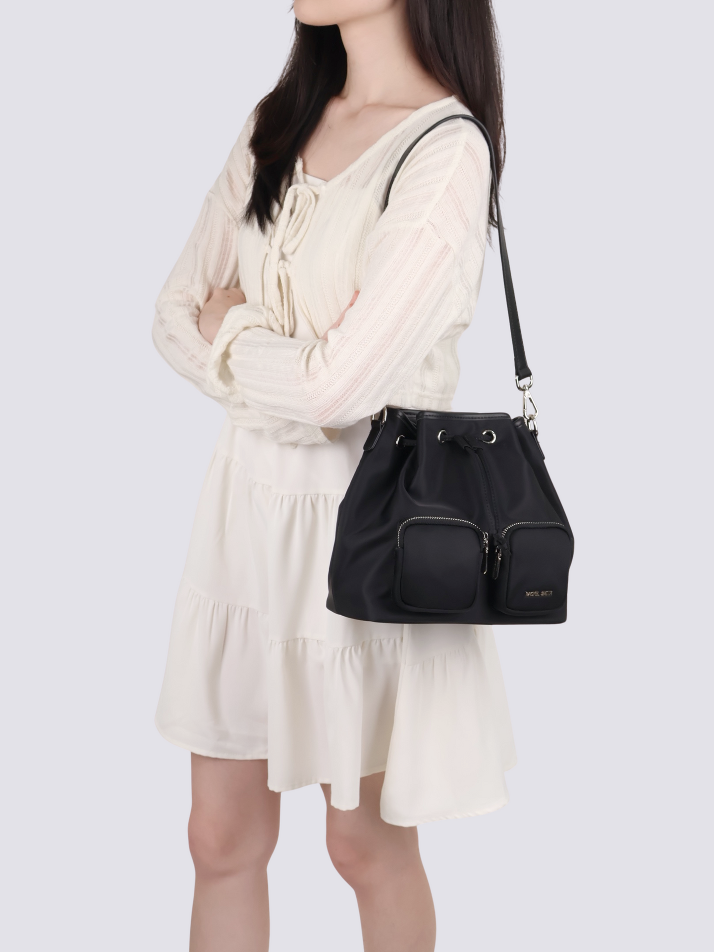 Debbie Nylon Bucket Bag