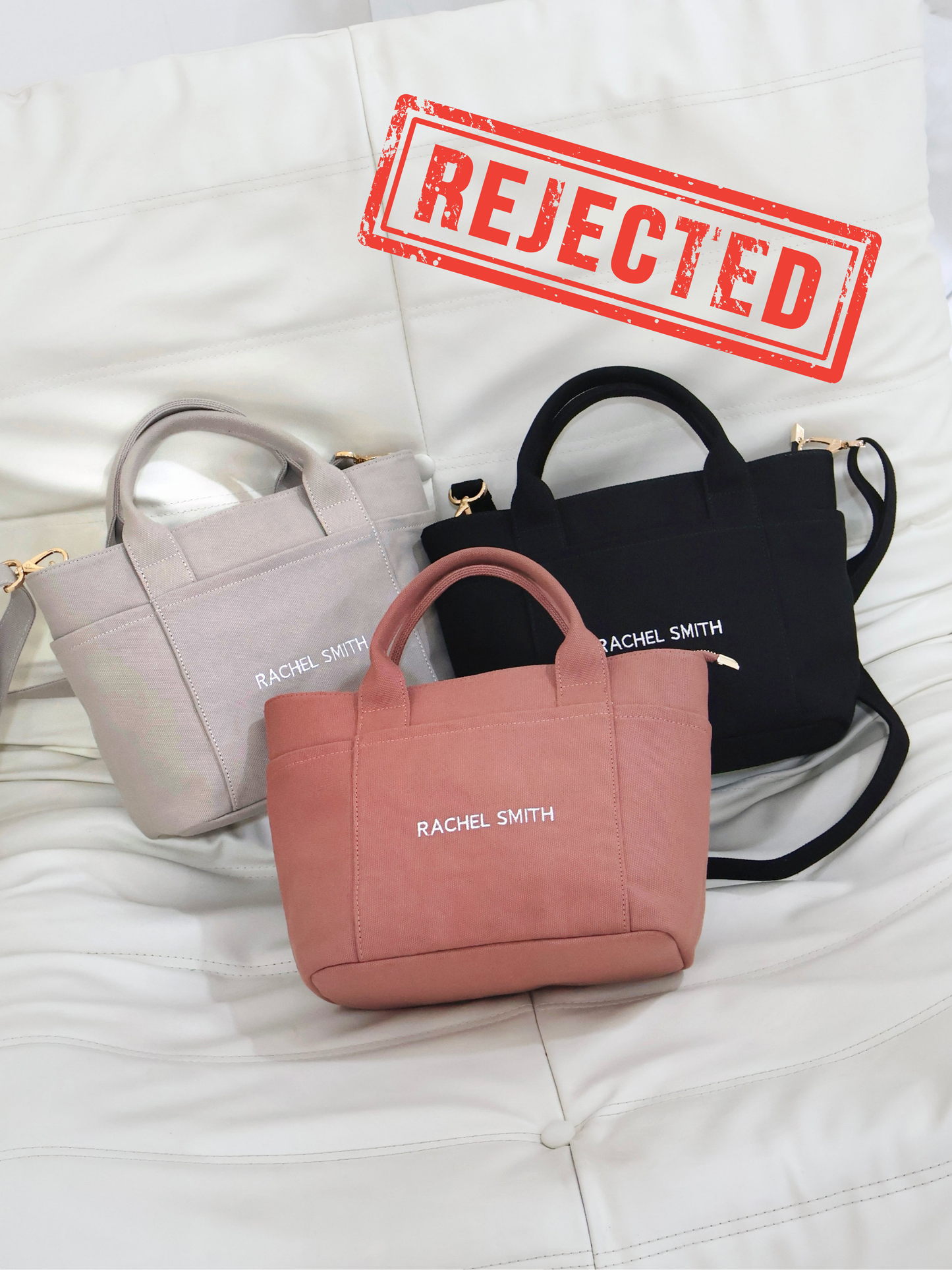 (Rejected Sales) Nikki Canvas Tote Bag