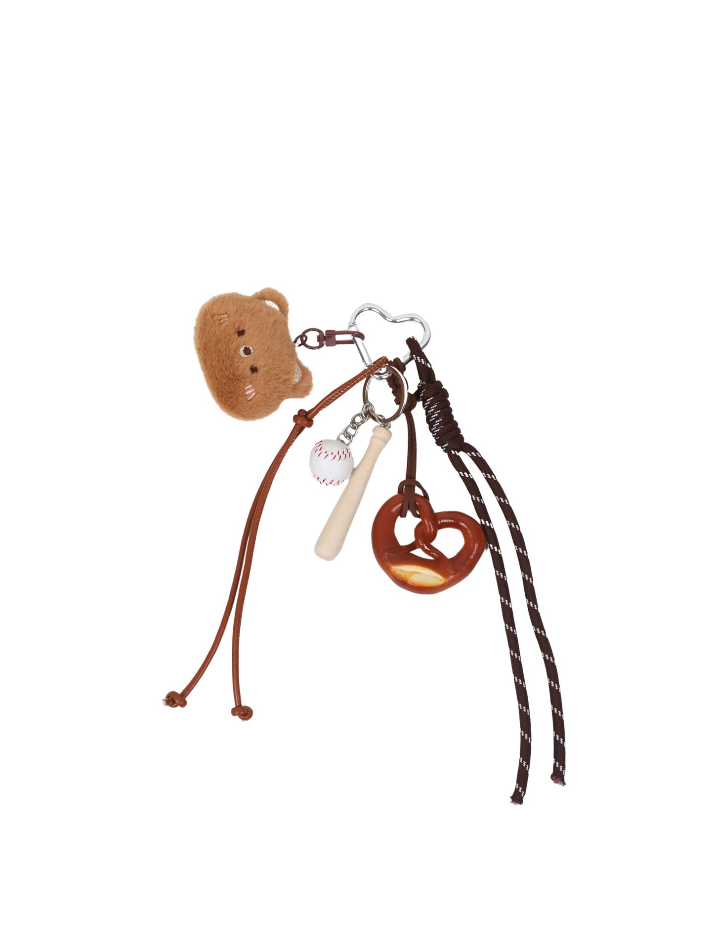 RS Baseball Bear Bag Charm