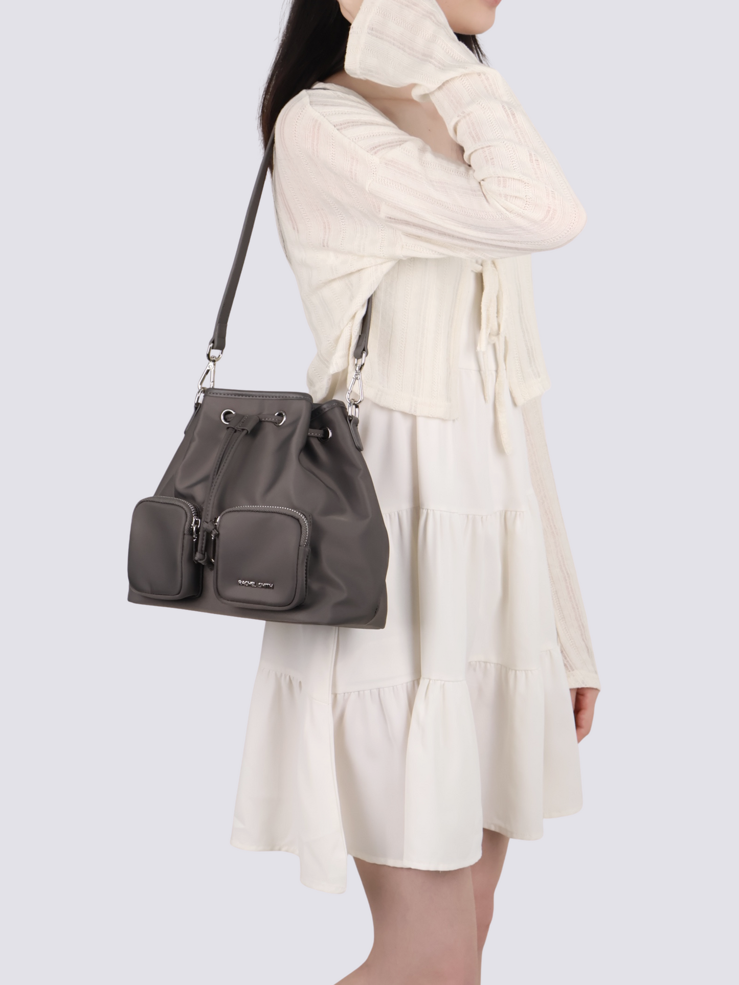 Debbie Nylon Bucket Bag