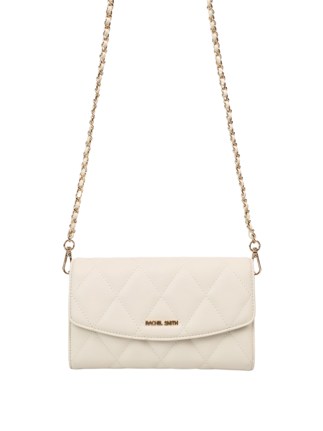 Krystal Quilted Wallet On Chain