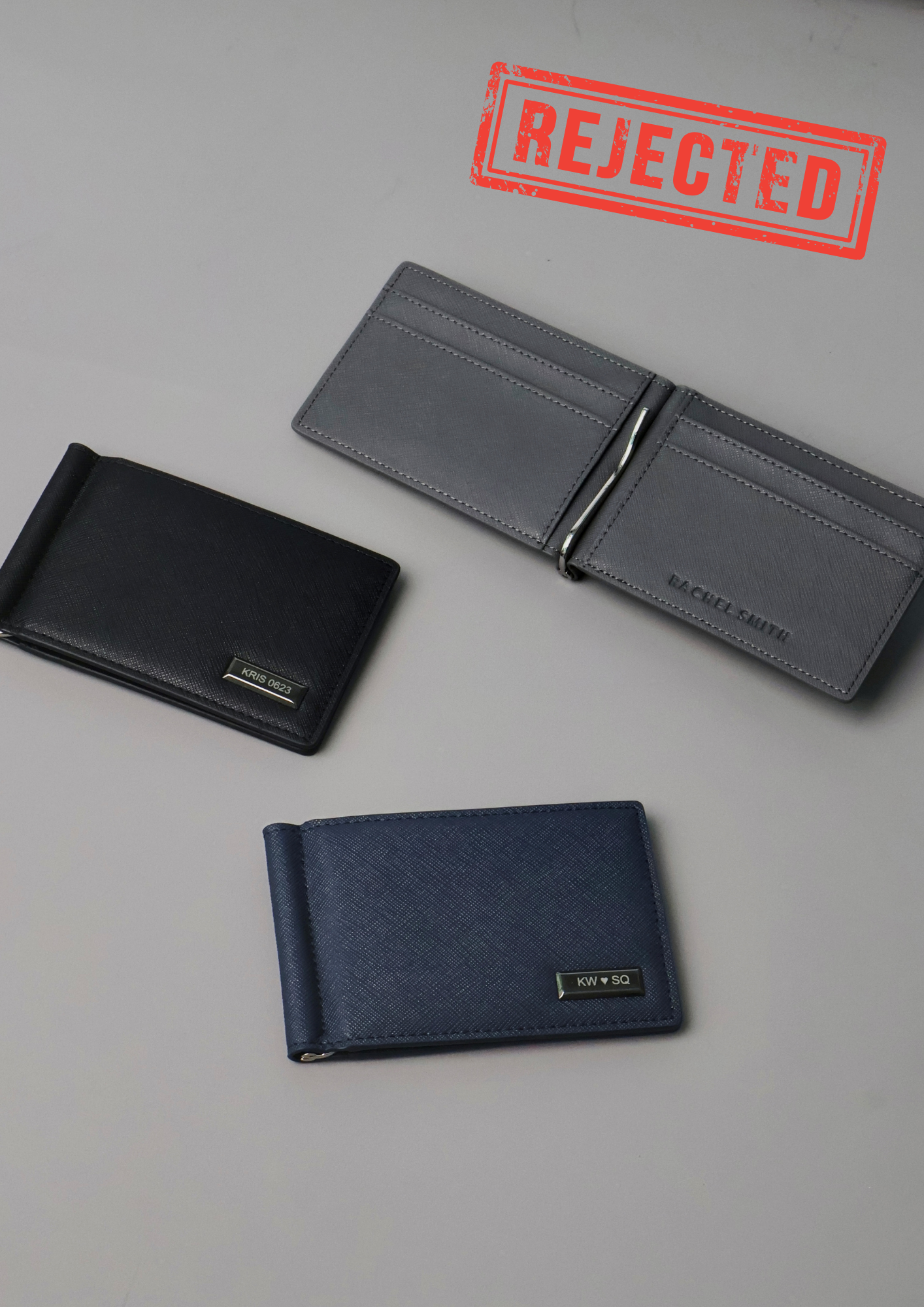 (Rejected Sales) Lucas Money Clip Wallet