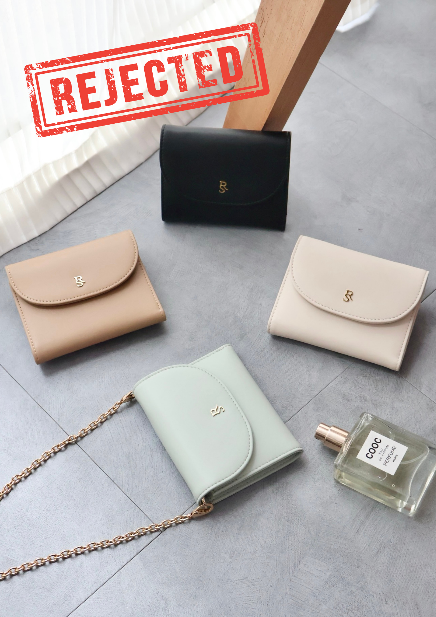 (Rejected Sales) Gracie Mini Flap Short Wallet