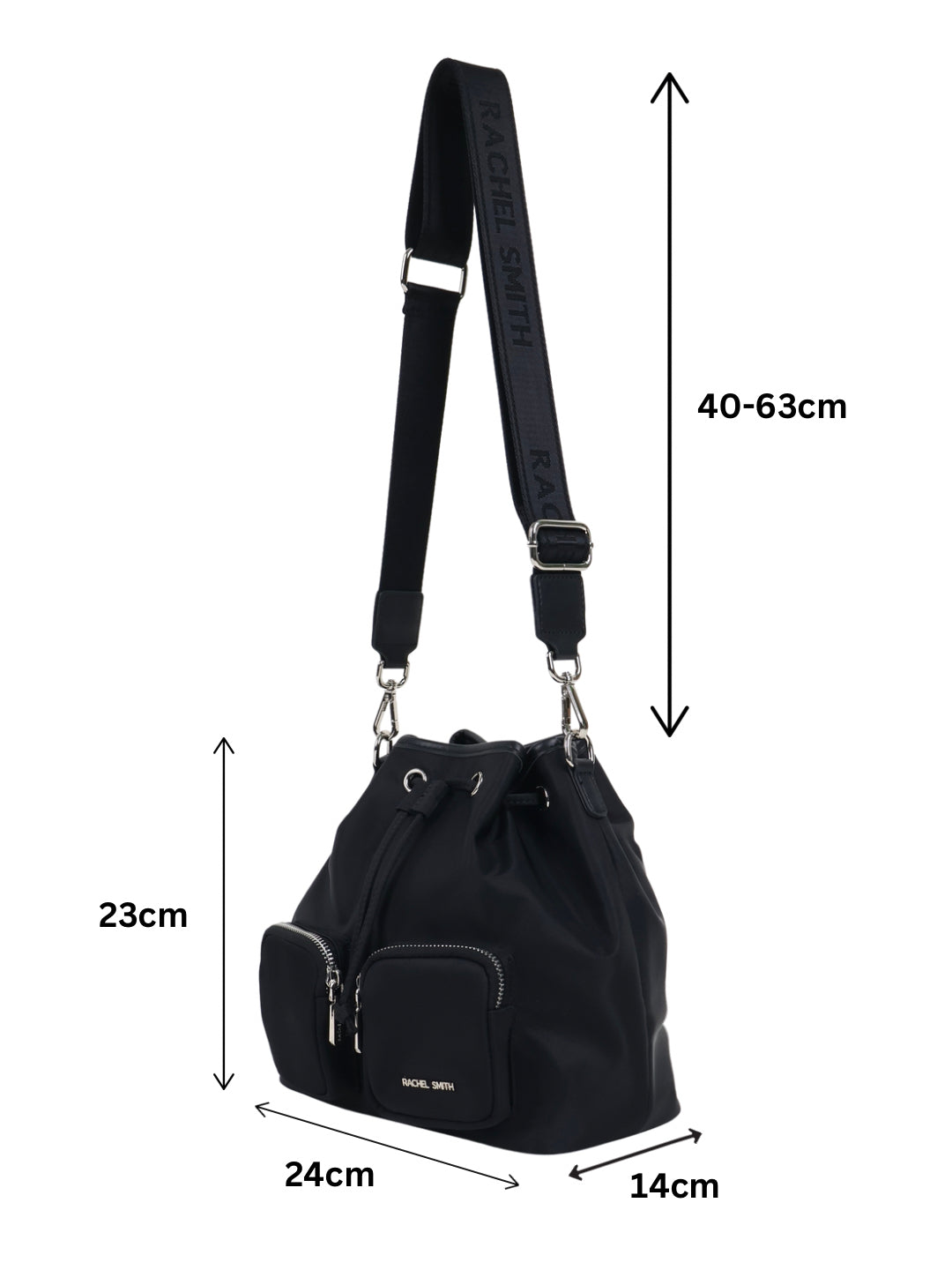 Debbie Nylon Bucket Bag