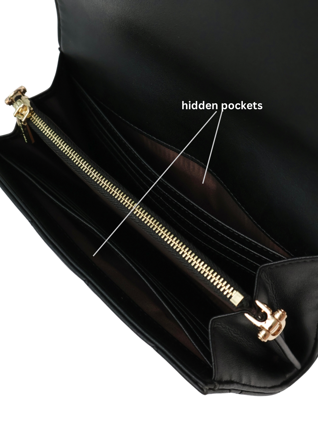 Krystal Quilted Wallet On Chain