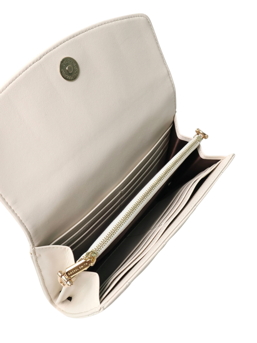 Krystal Quilted Wallet On Chain