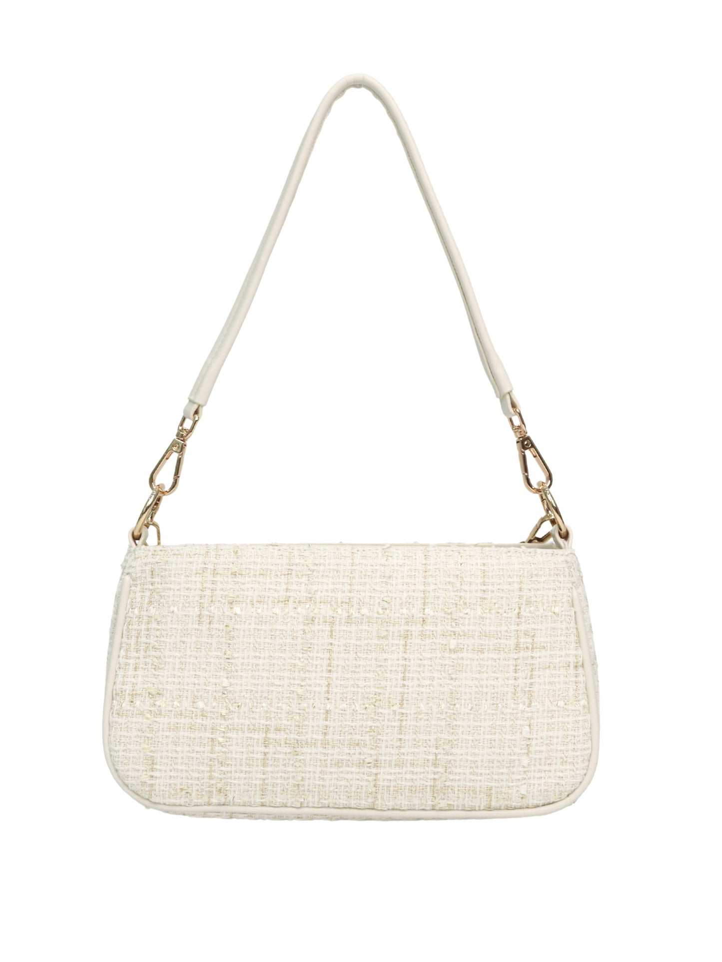 Ceci Tweed Hobo Shoulder Bag