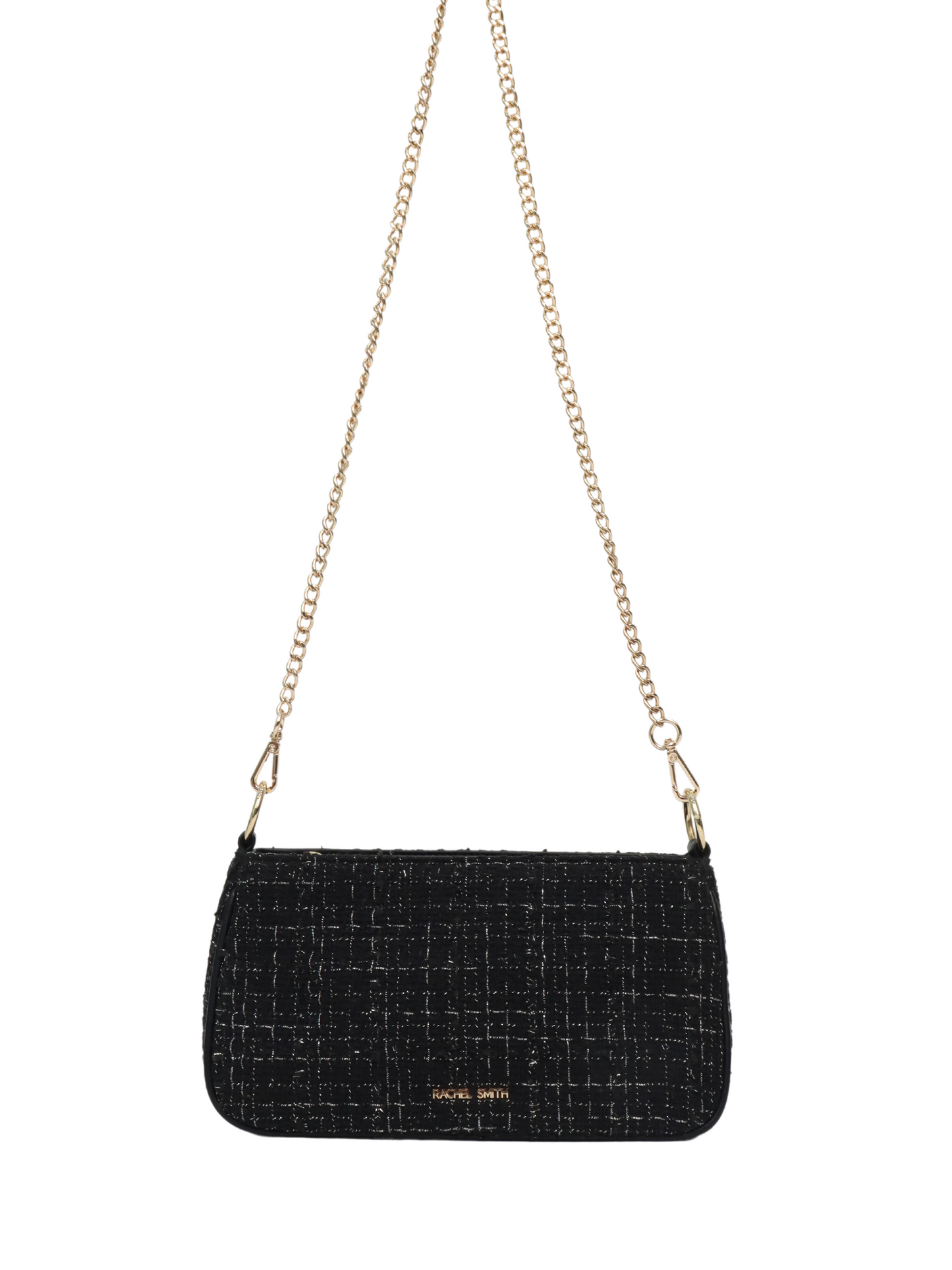Ceci Tweed Hobo Shoulder Bag