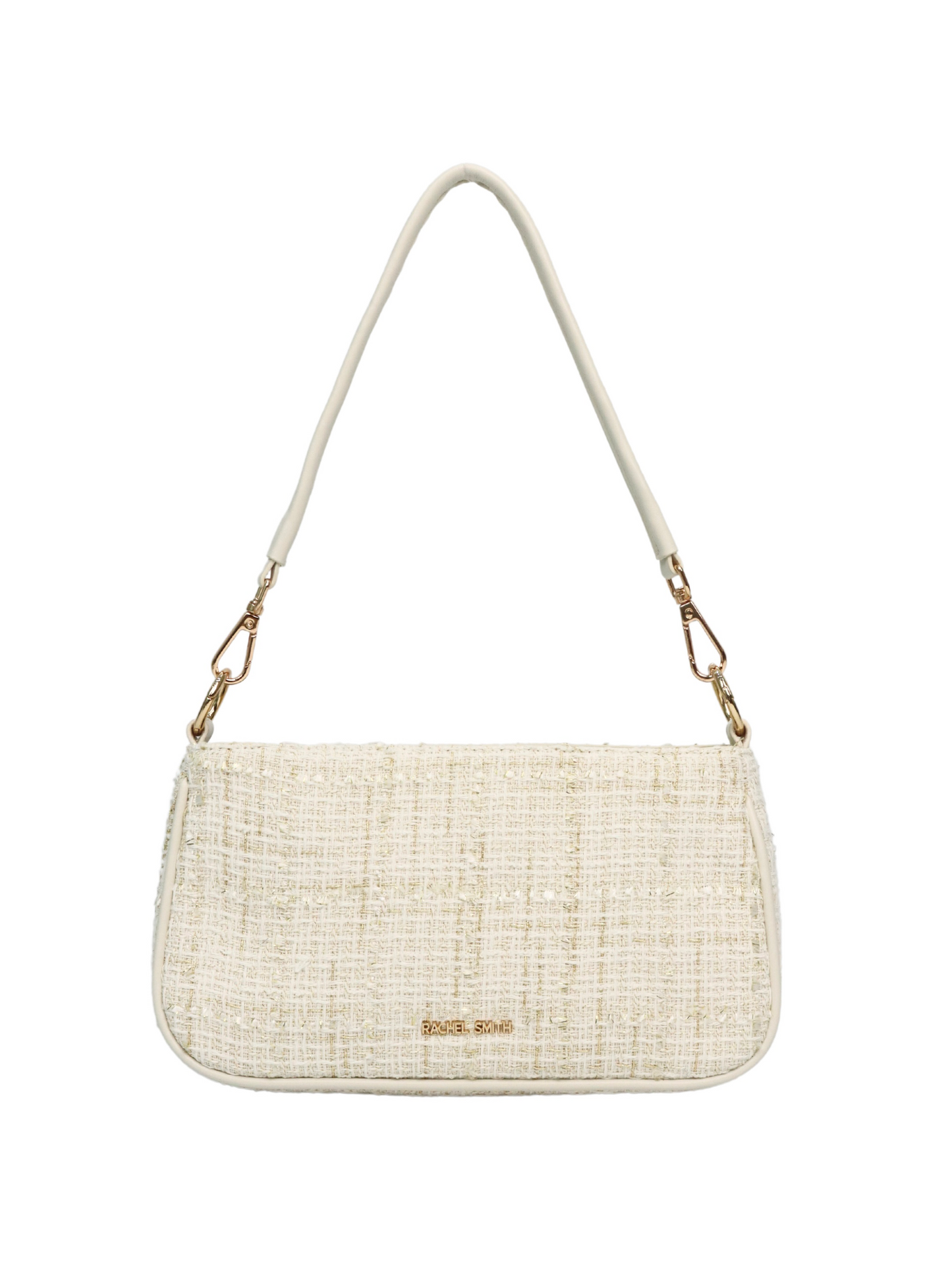 Ceci Tweed Hobo Shoulder Bag