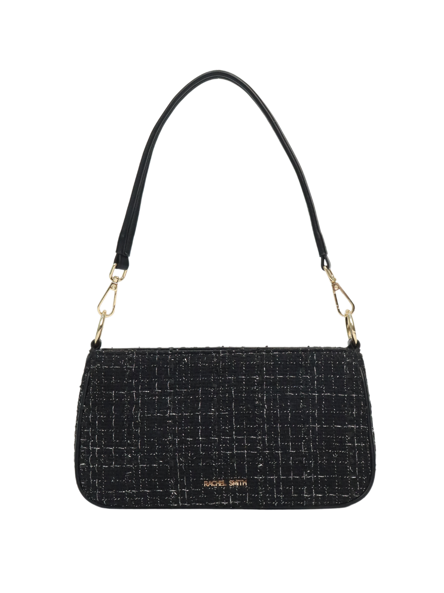 Ceci Tweed Hobo Shoulder Bag