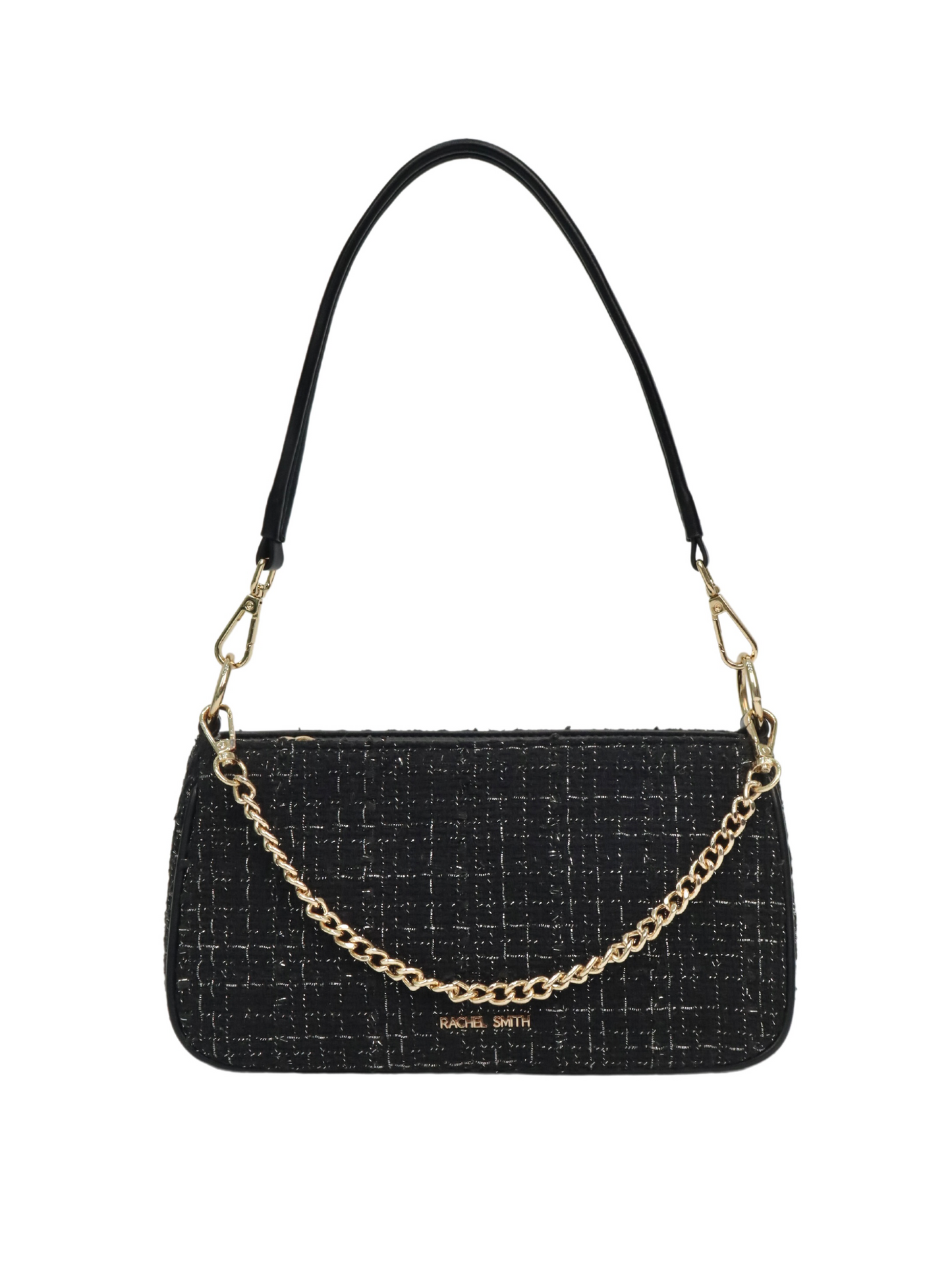 Ceci Tweed Hobo Shoulder Bag