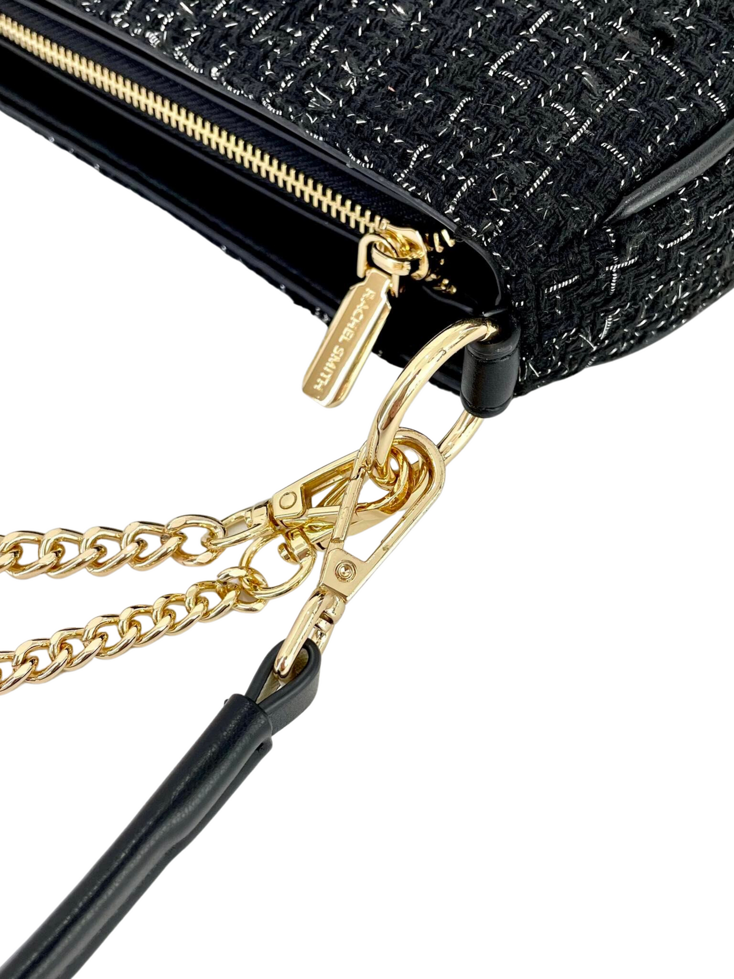 Ceci Tweed Hobo Shoulder Bag