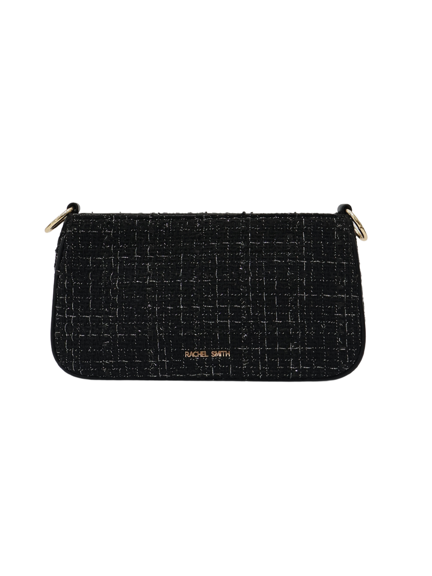 Ceci Tweed Hobo Shoulder Bag