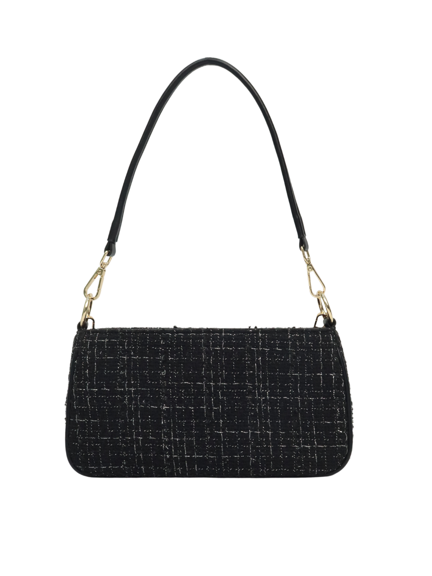Ceci Tweed Hobo Shoulder Bag