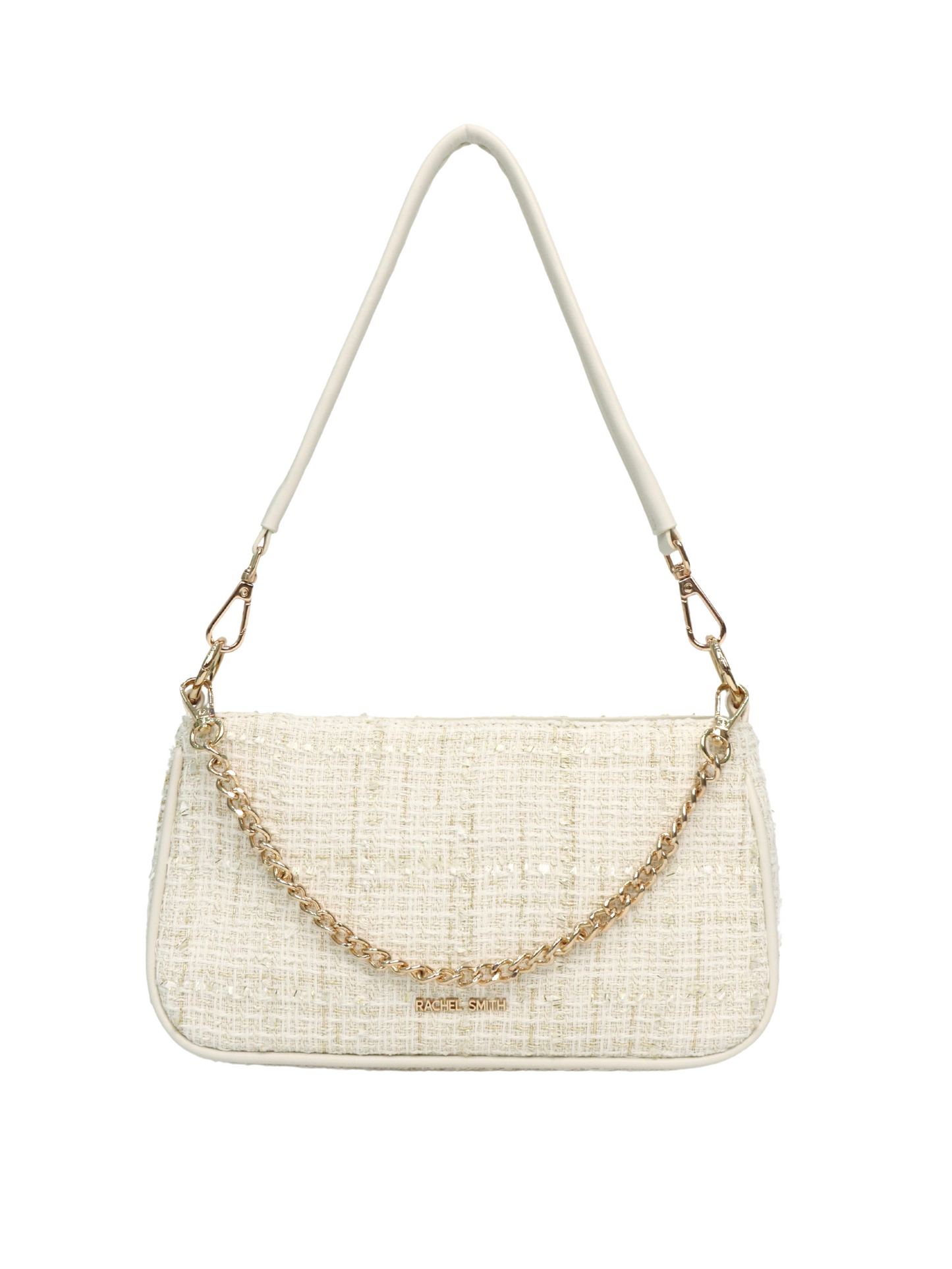 Ceci Tweed Hobo Shoulder Bag
